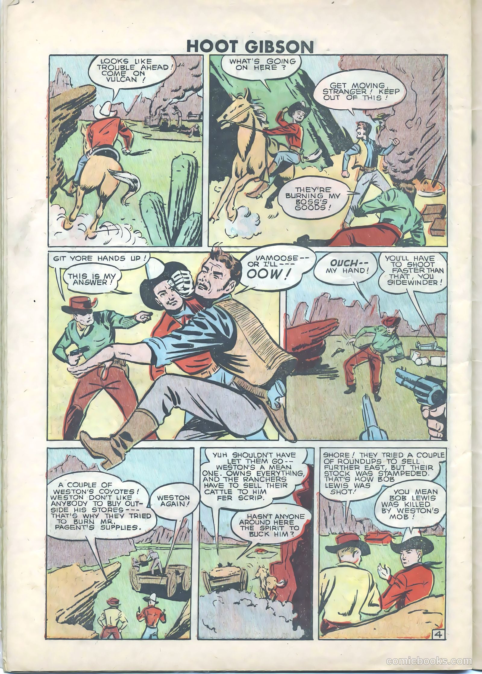 Hoot Gibson #6 (1950) — page 28 of 36