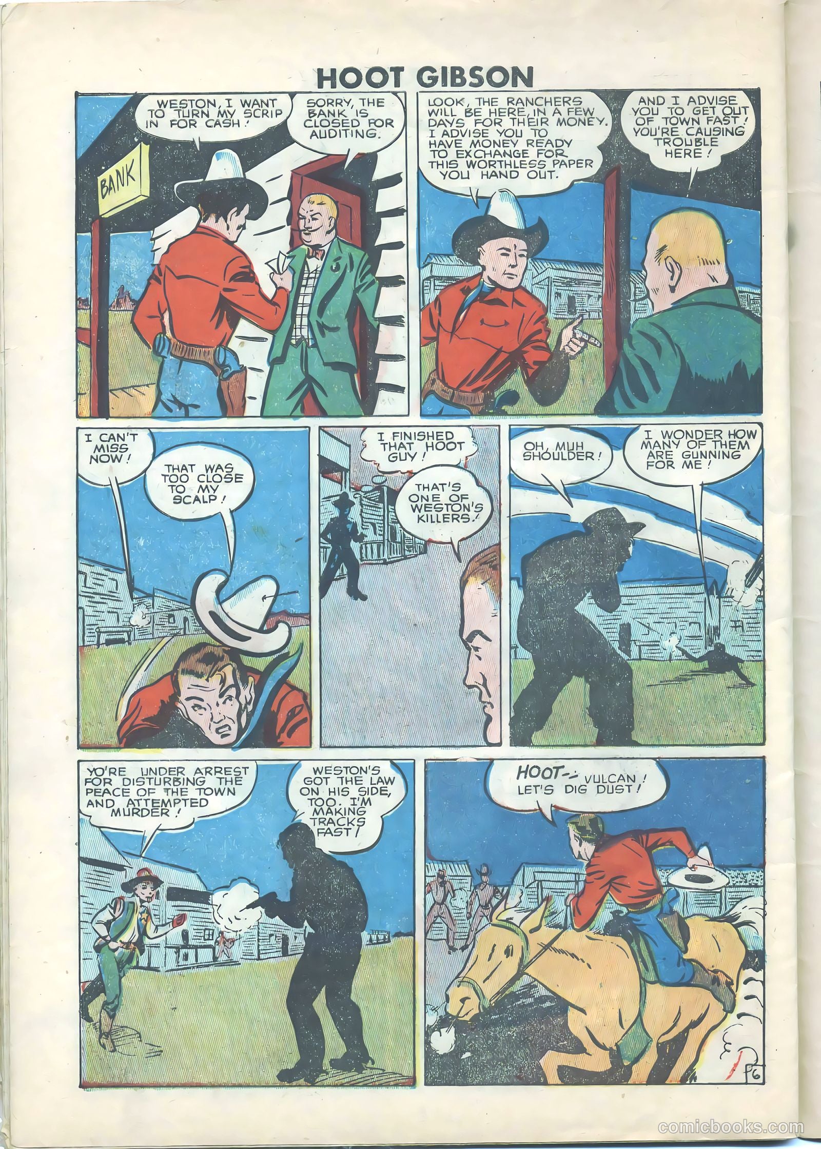 Hoot Gibson #6 (1950) — page 30 of 36