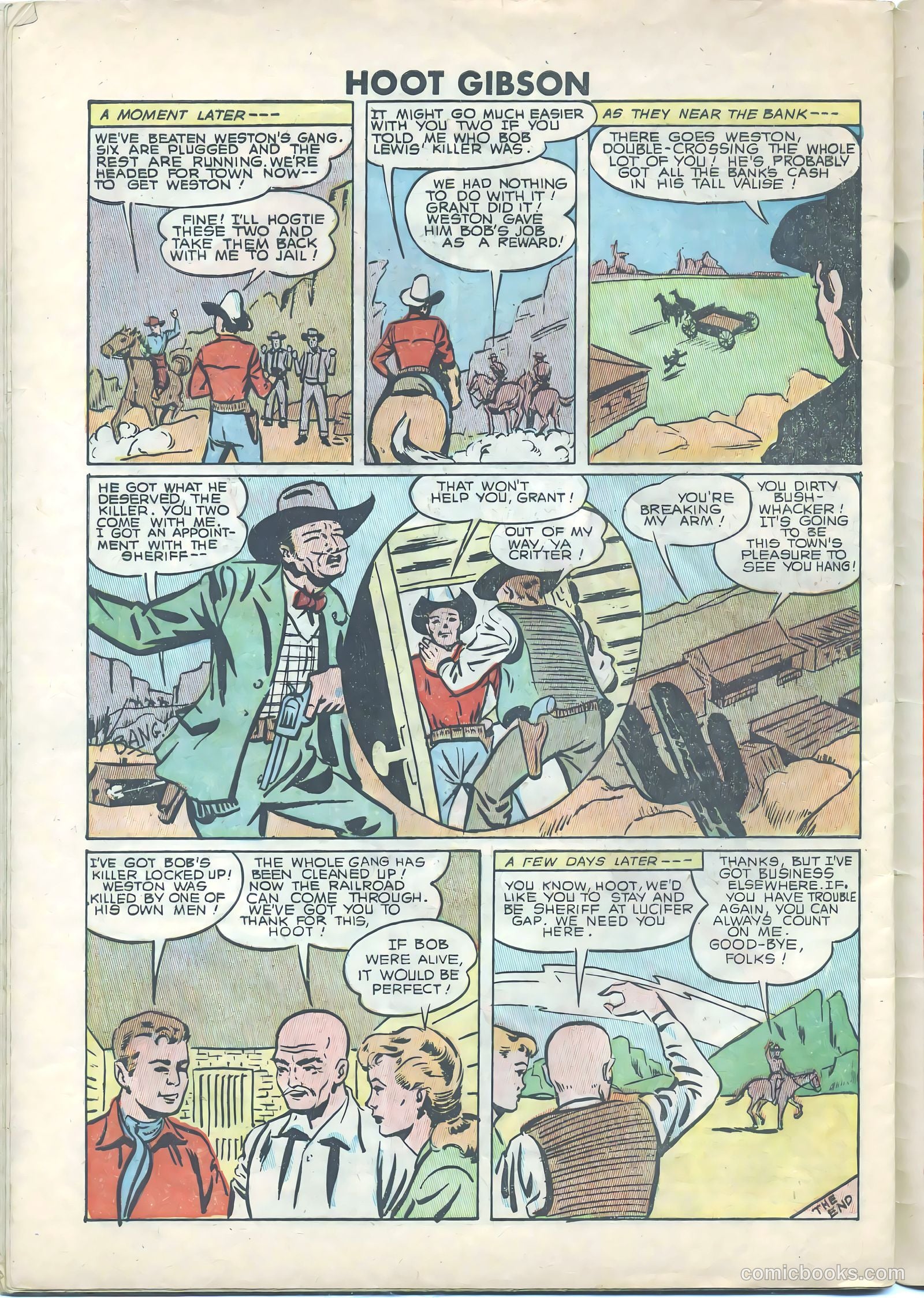 Hoot Gibson #6 (1950) — page 32 of 36