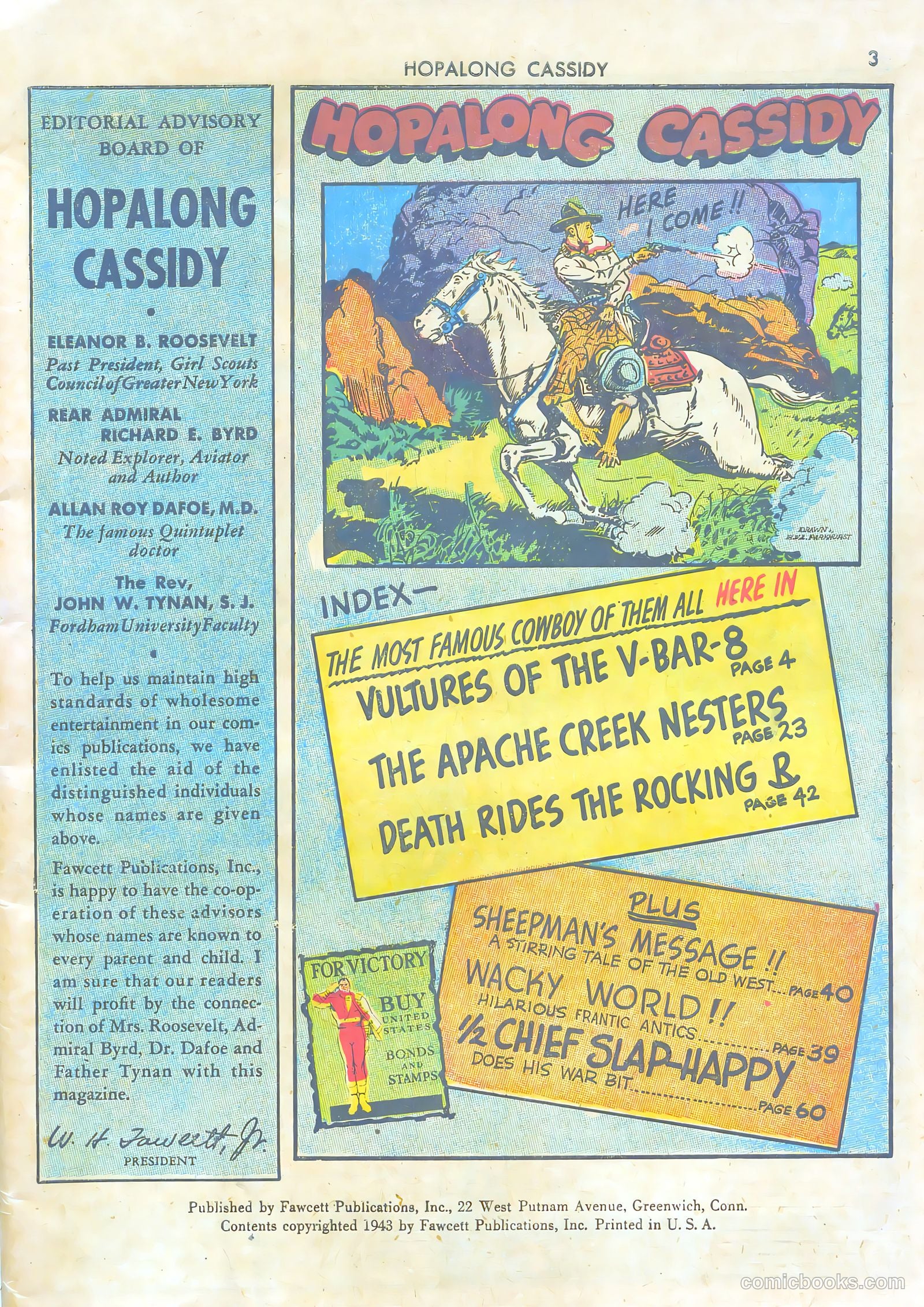 Hopalong Cassidy #1 (1943) — page 3 of 67