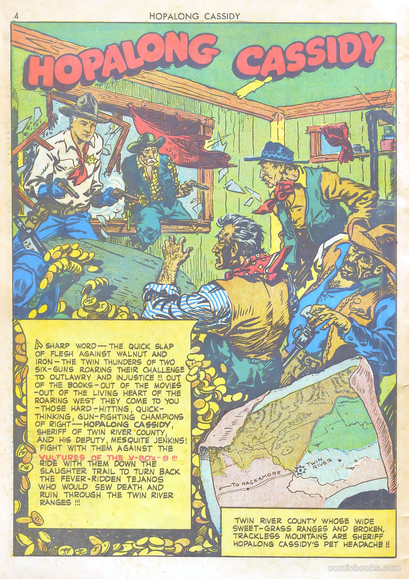 Hopalong Cassidy #1 (1943) — page 4 of 67