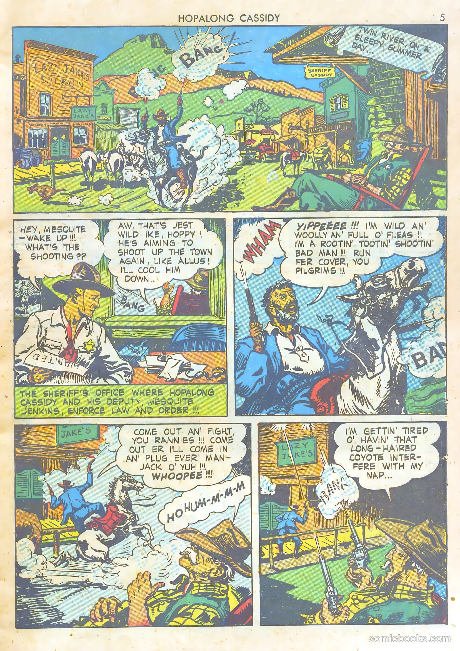 Hopalong Cassidy #1 (1943) — page 5 of 67