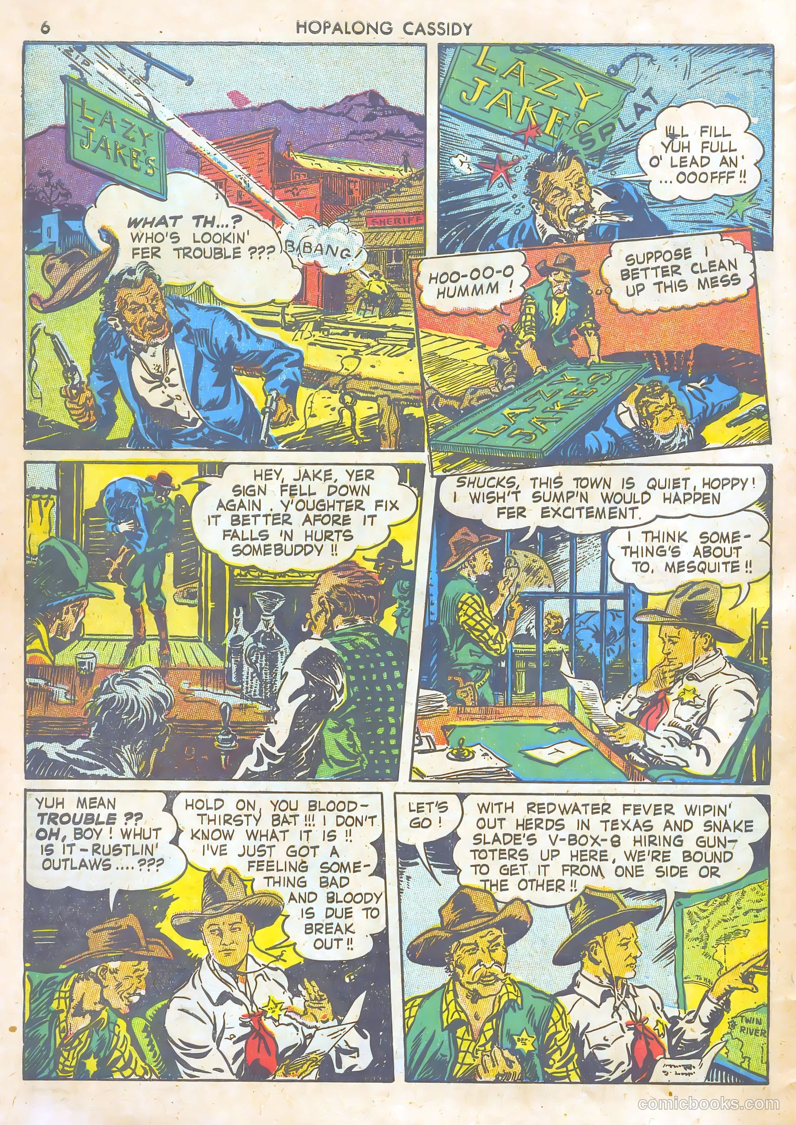 Hopalong Cassidy #1 (1943) — page 6 of 67