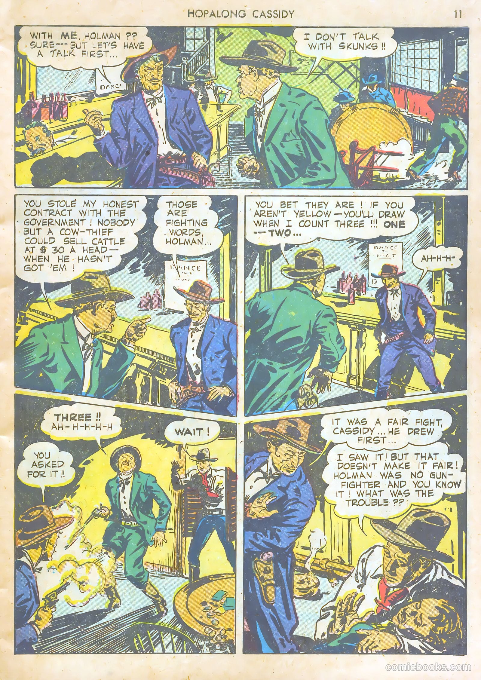 Hopalong Cassidy #1 (1943) — page 11 of 67