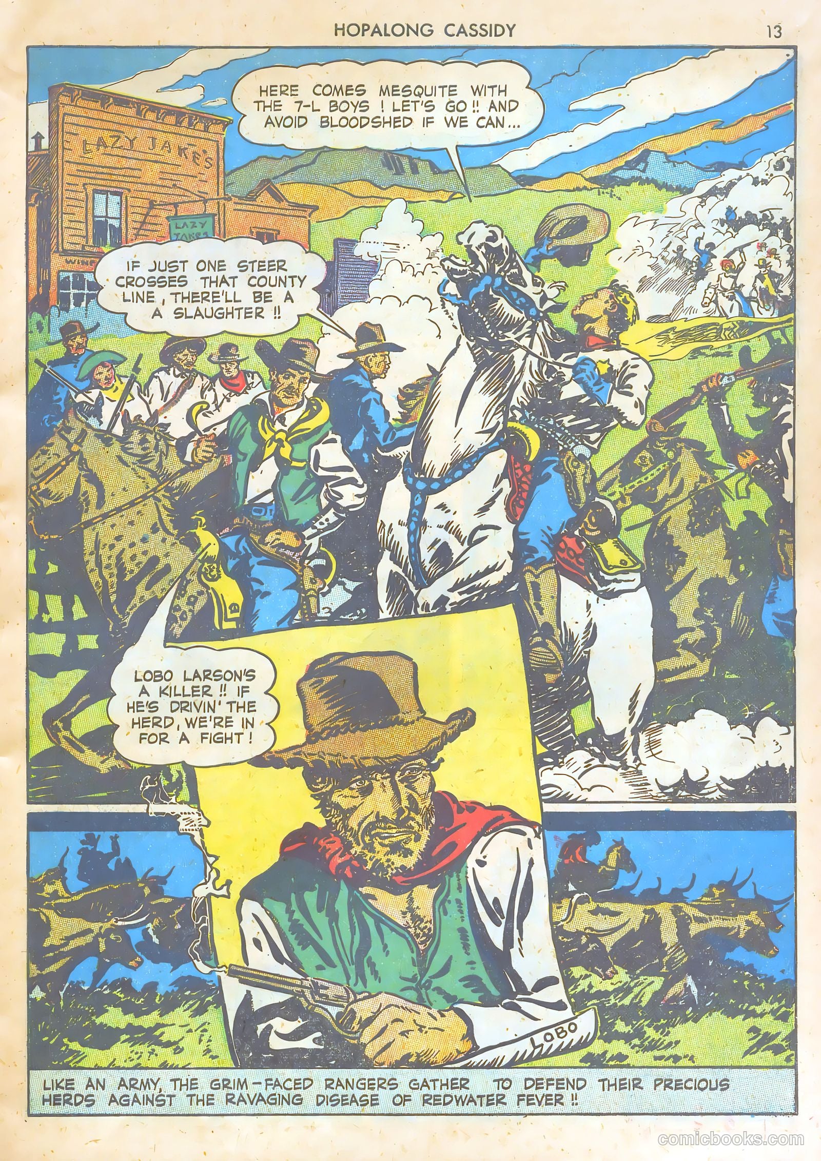 Hopalong Cassidy #1 (1943) — page 13 of 67