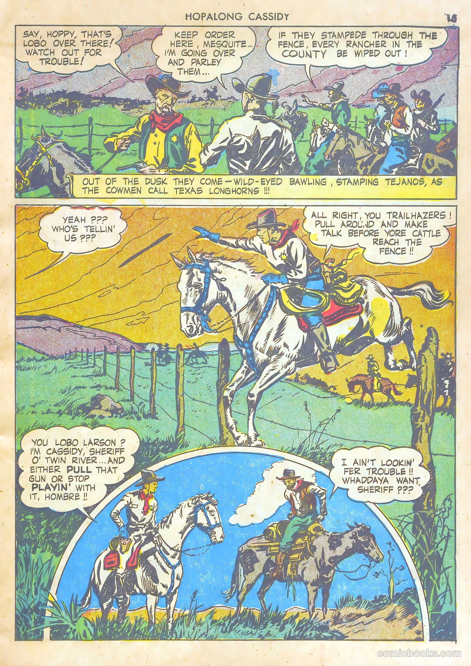 Hopalong Cassidy #1 (1943) — page 15 of 67