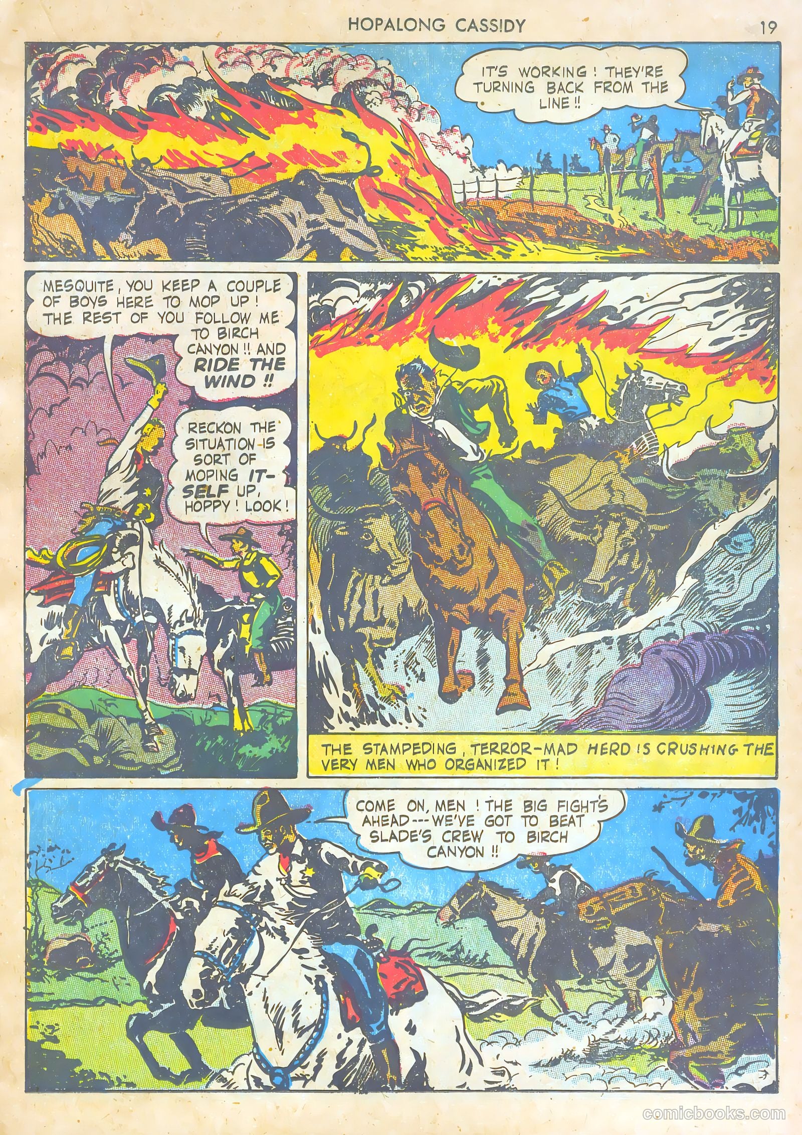 Hopalong Cassidy #1 (1943) — page 19 of 67