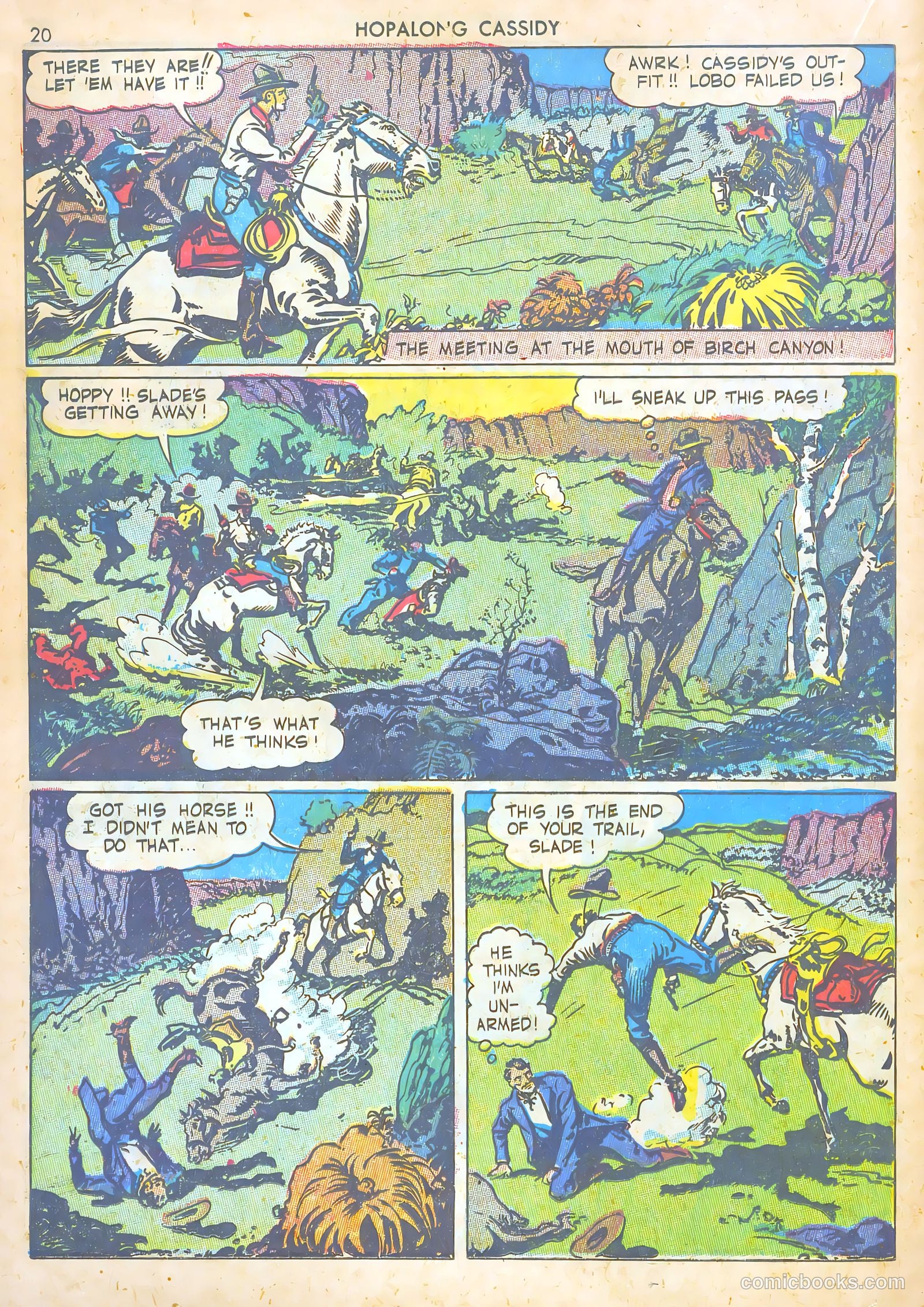 Hopalong Cassidy #1 (1943) — page 20 of 67