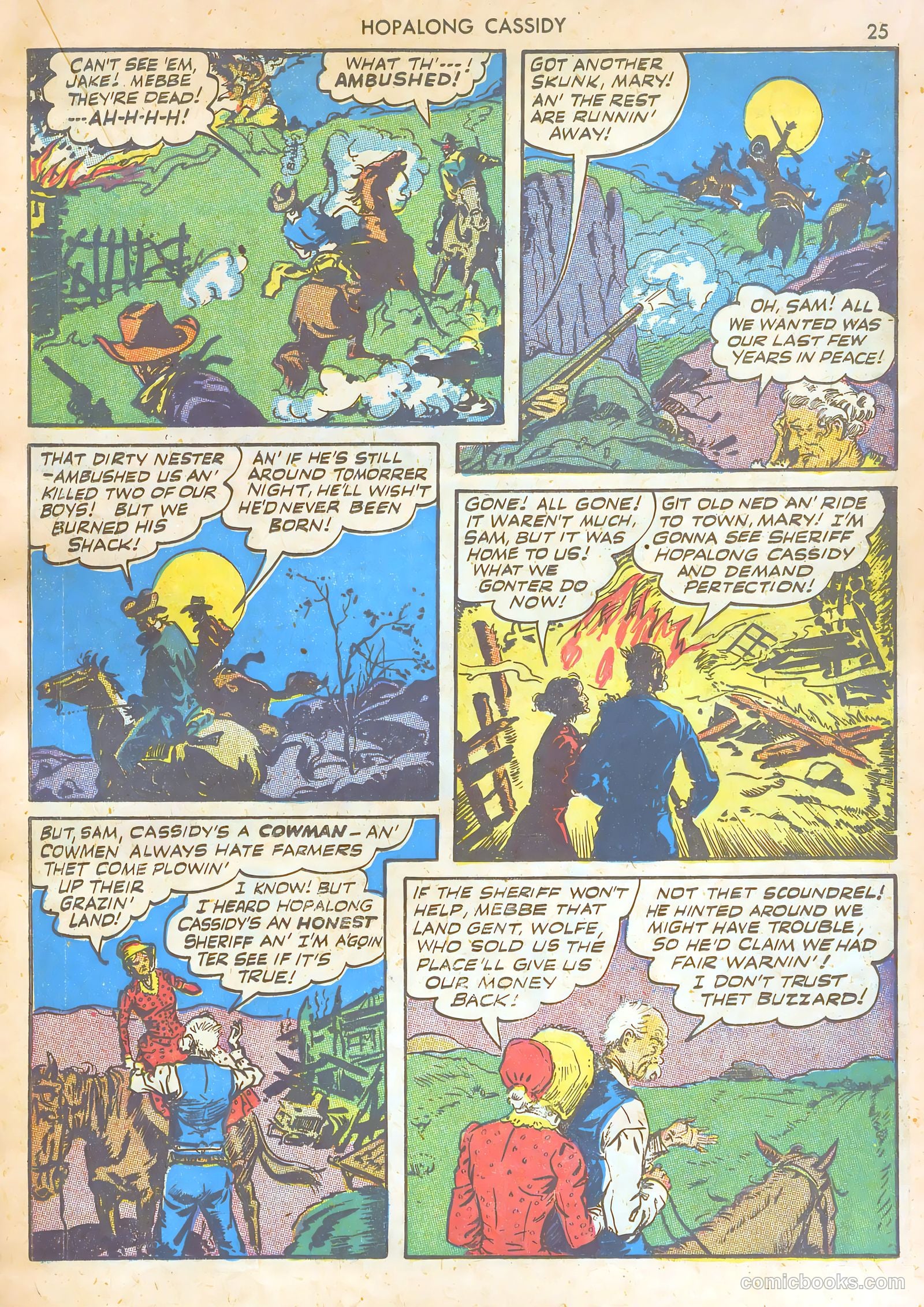 Hopalong Cassidy #1 (1943) — page 25 of 67
