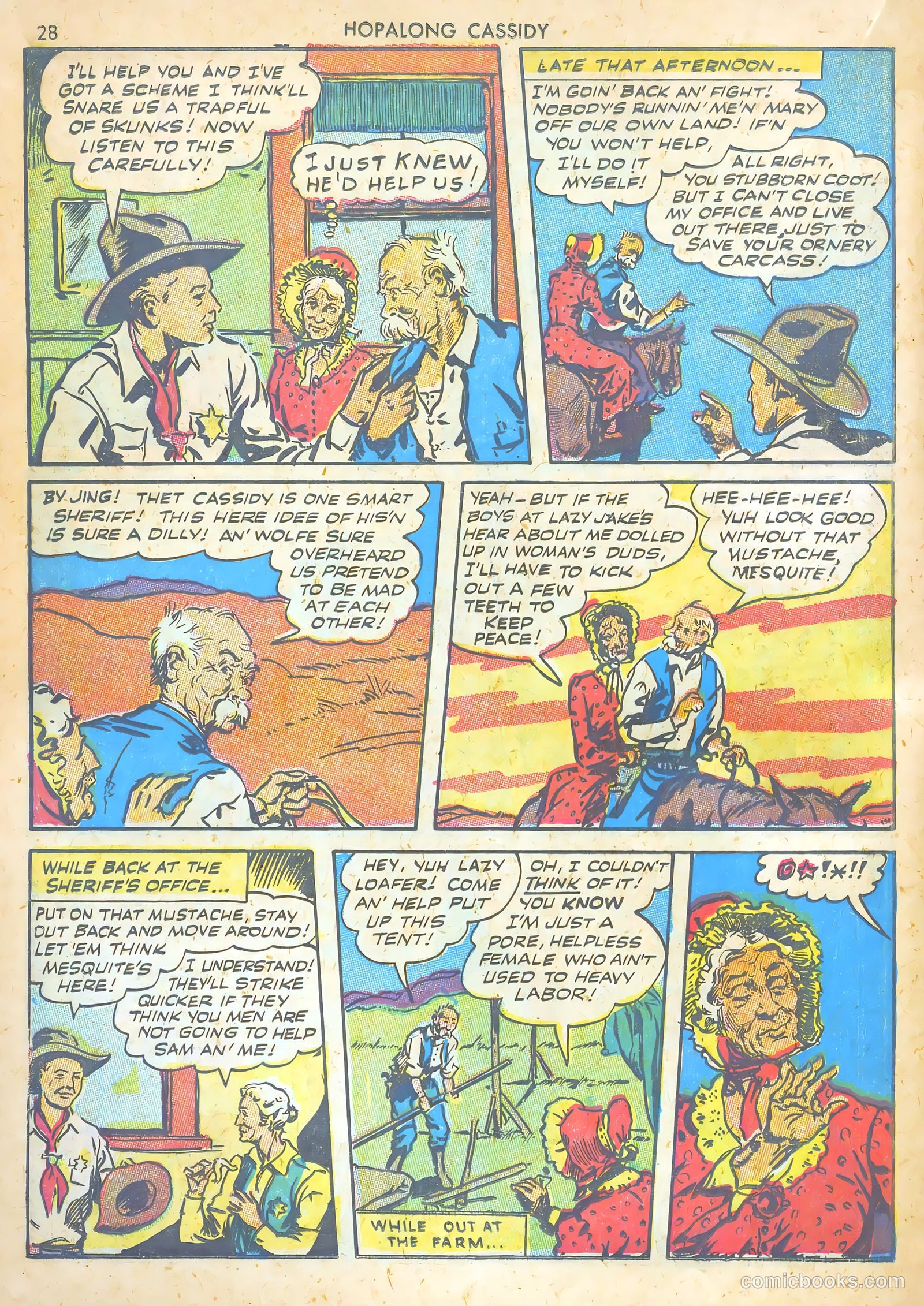 Hopalong Cassidy #1 (1943) — page 28 of 67