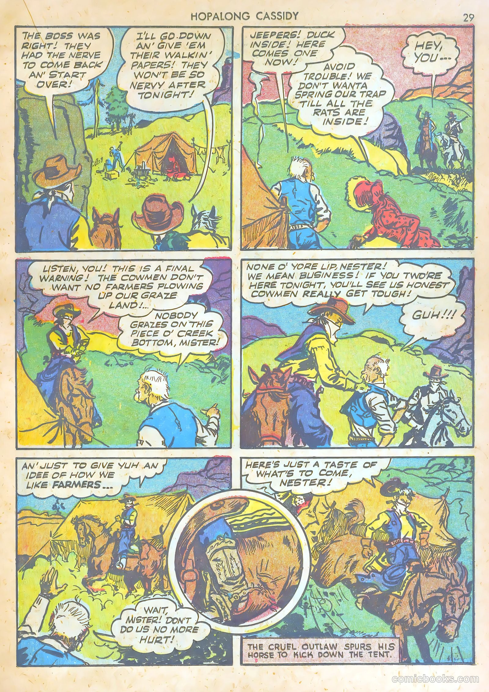 Hopalong Cassidy #1 (1943) — page 29 of 67