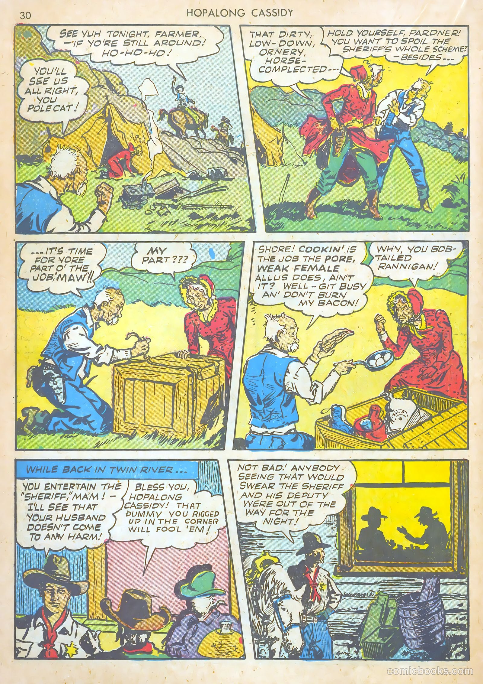 Hopalong Cassidy #1 (1943) — page 30 of 67