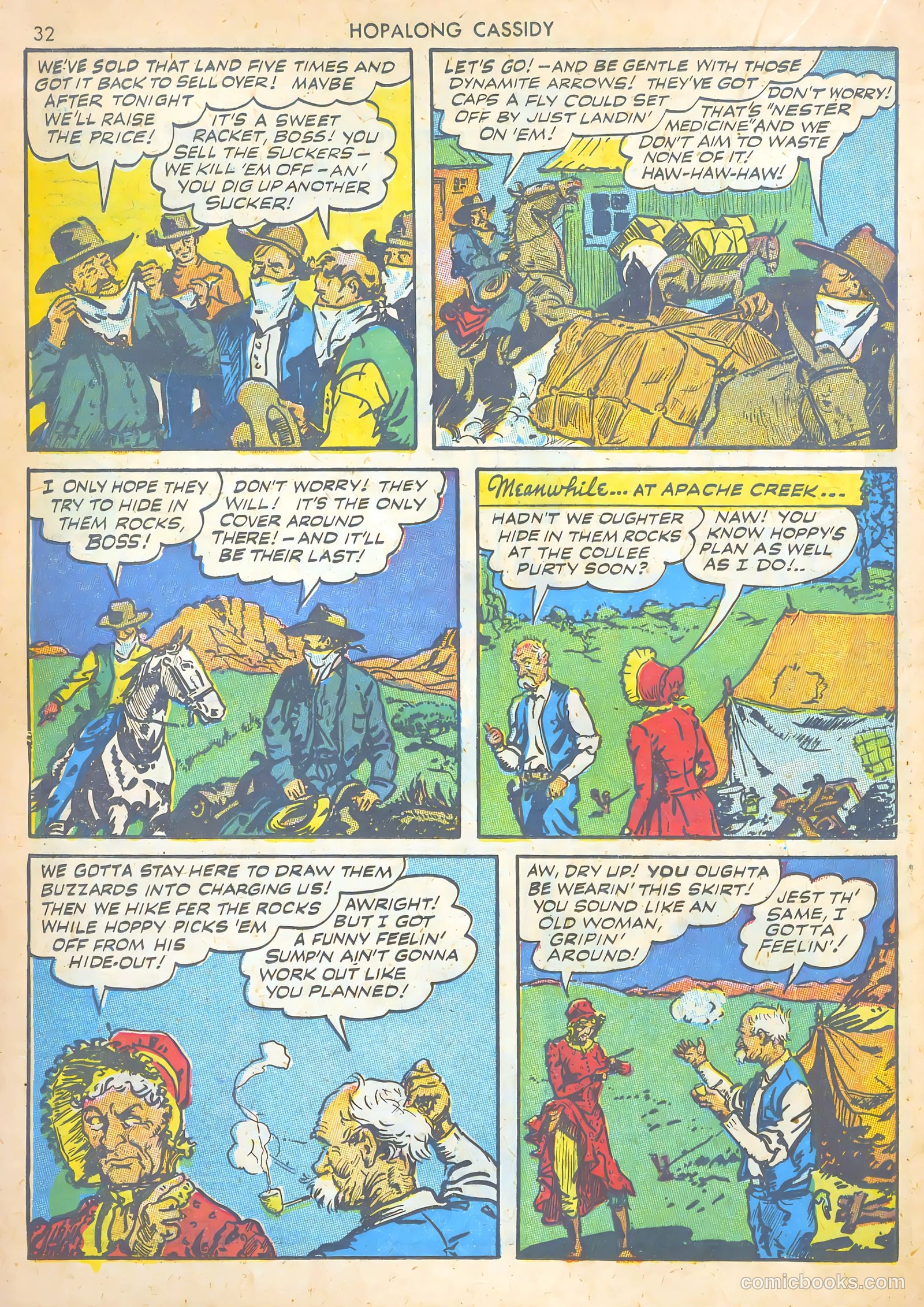 Hopalong Cassidy #1 (1943) — page 32 of 67