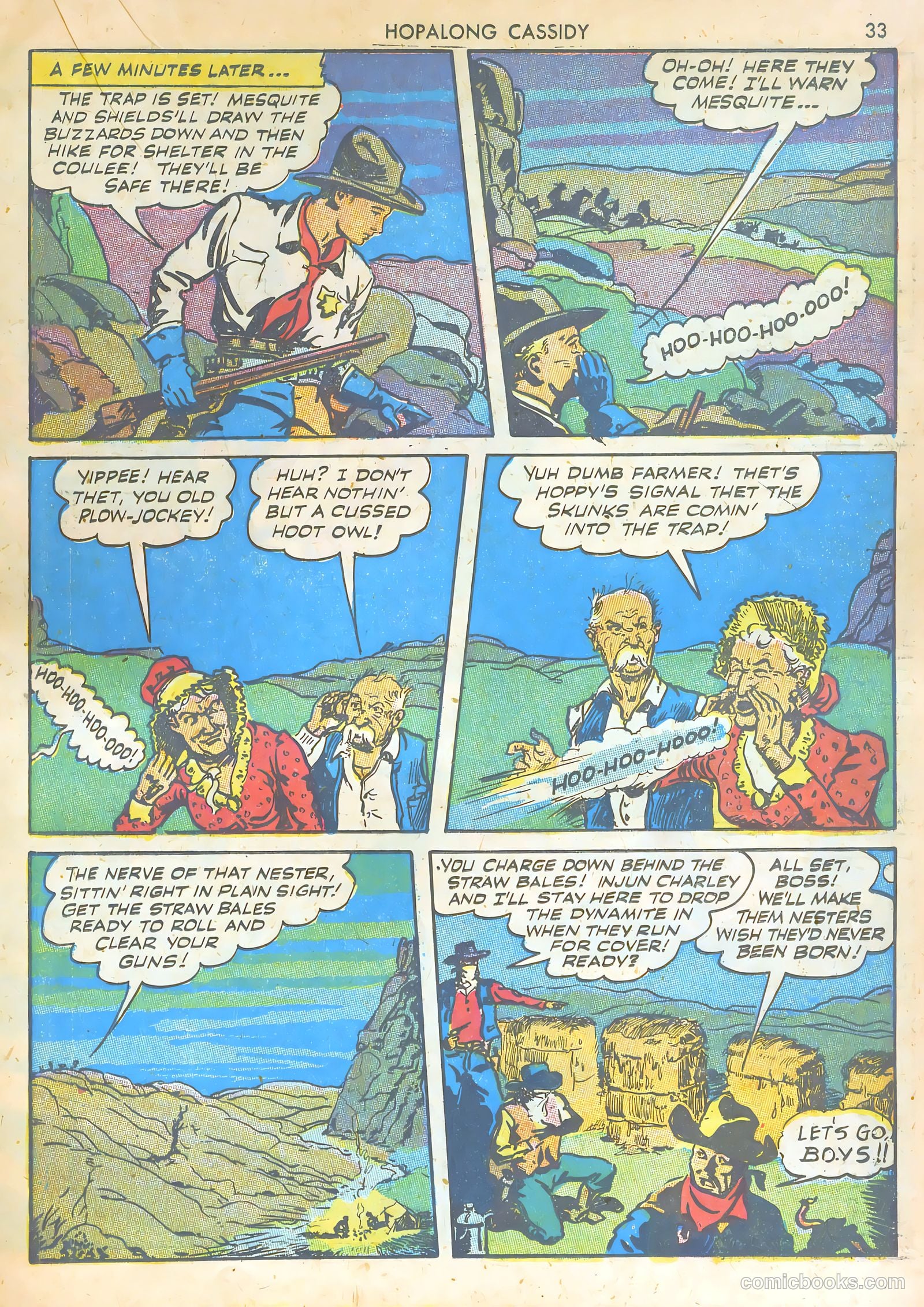 Hopalong Cassidy #1 (1943) — page 33 of 67