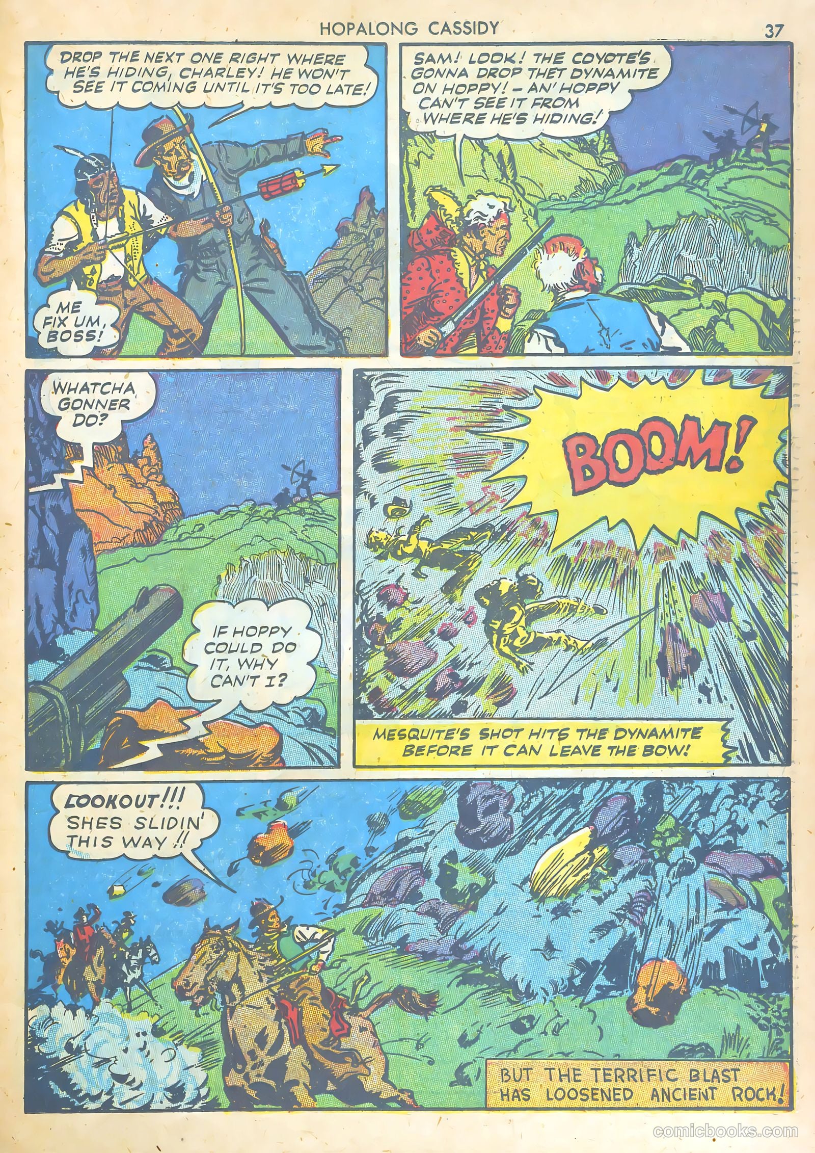 Hopalong Cassidy #1 (1943) — page 36 of 67