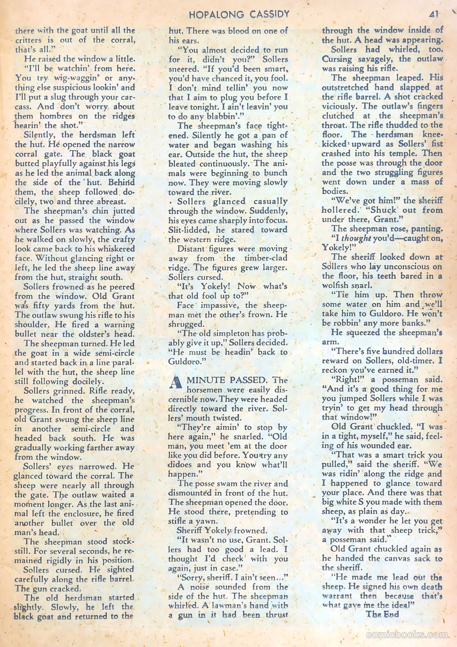 Hopalong Cassidy #1 (1943) — page 40 of 67