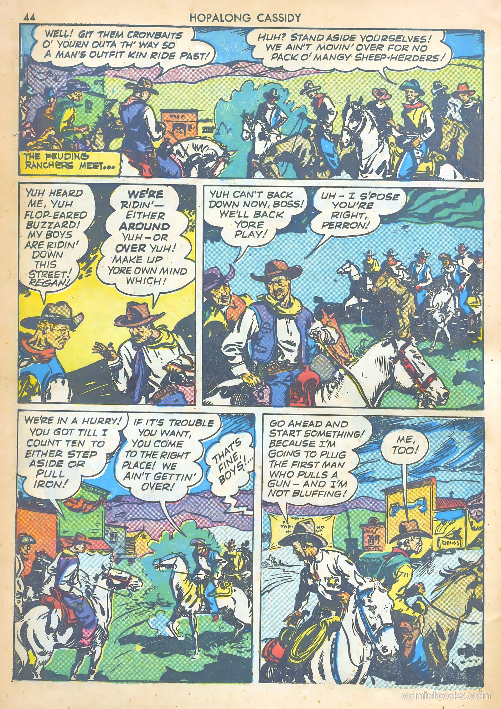 Hopalong Cassidy #1 (1943) — page 43 of 67