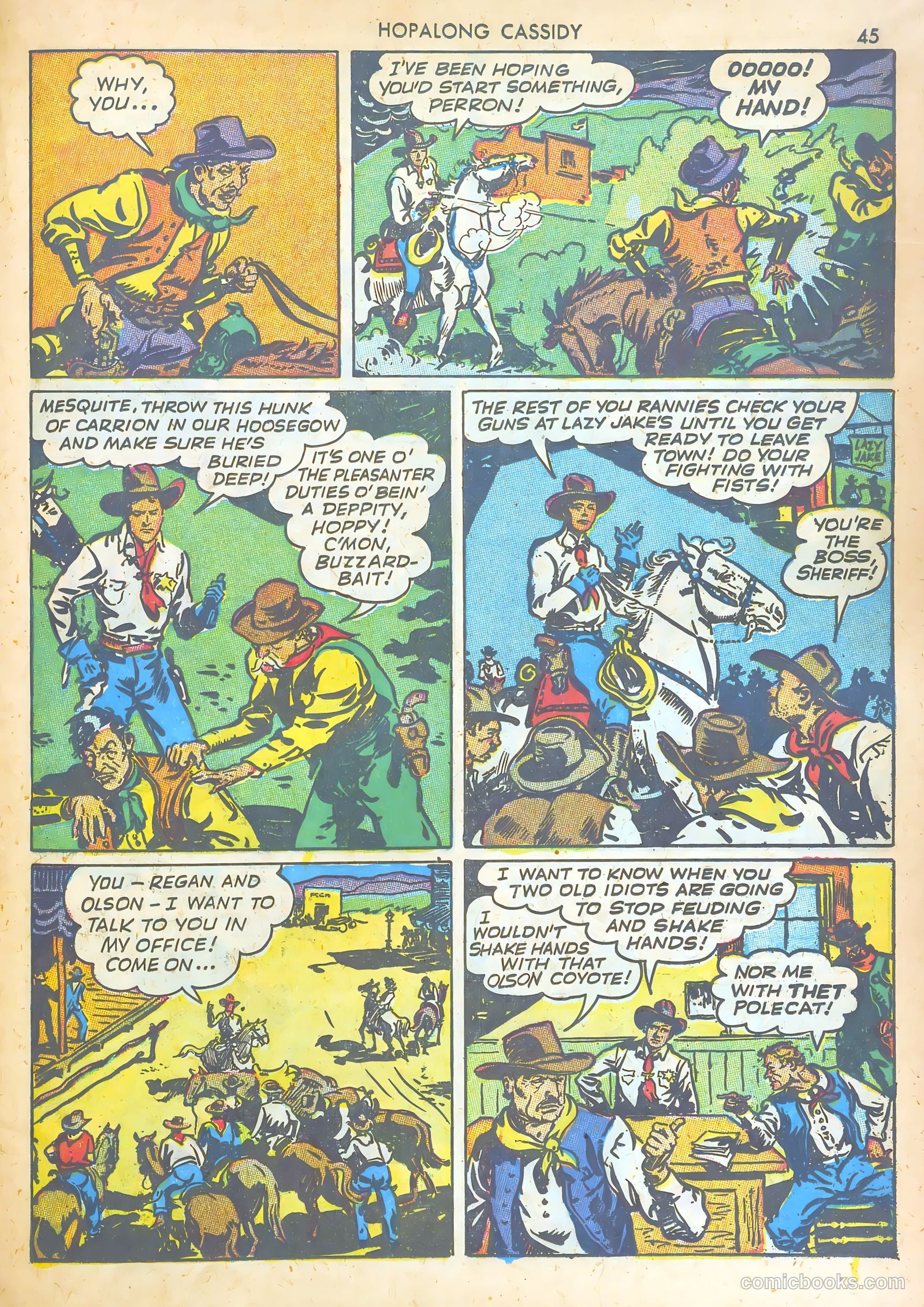 Hopalong Cassidy #1 (1943) — page 44 of 67