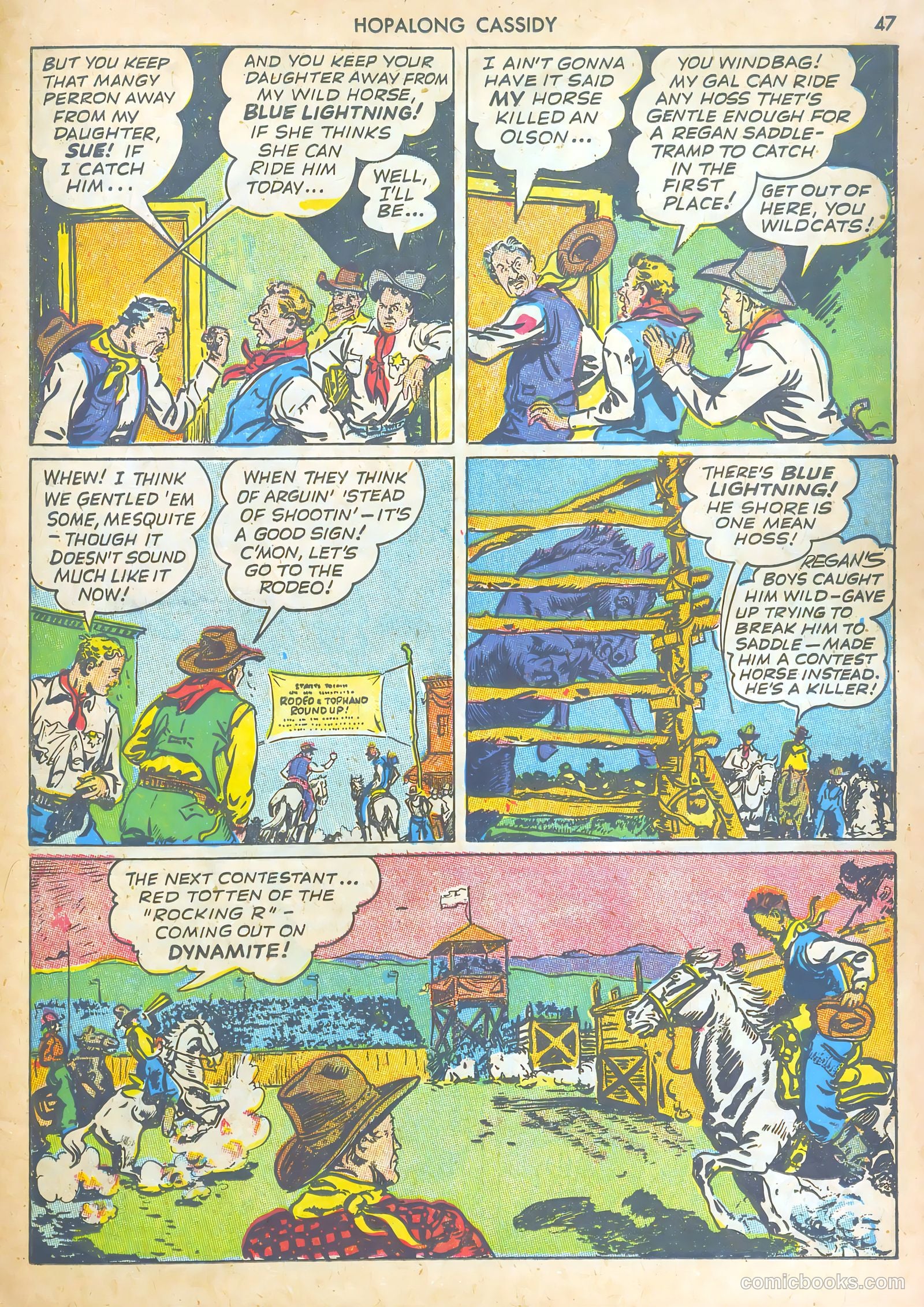 Hopalong Cassidy #1 (1943) — page 46 of 67