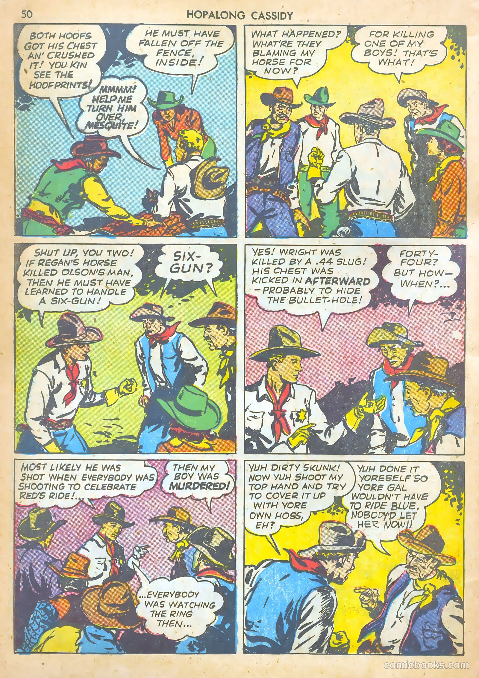 Hopalong Cassidy #1 (1943) — page 49 of 67