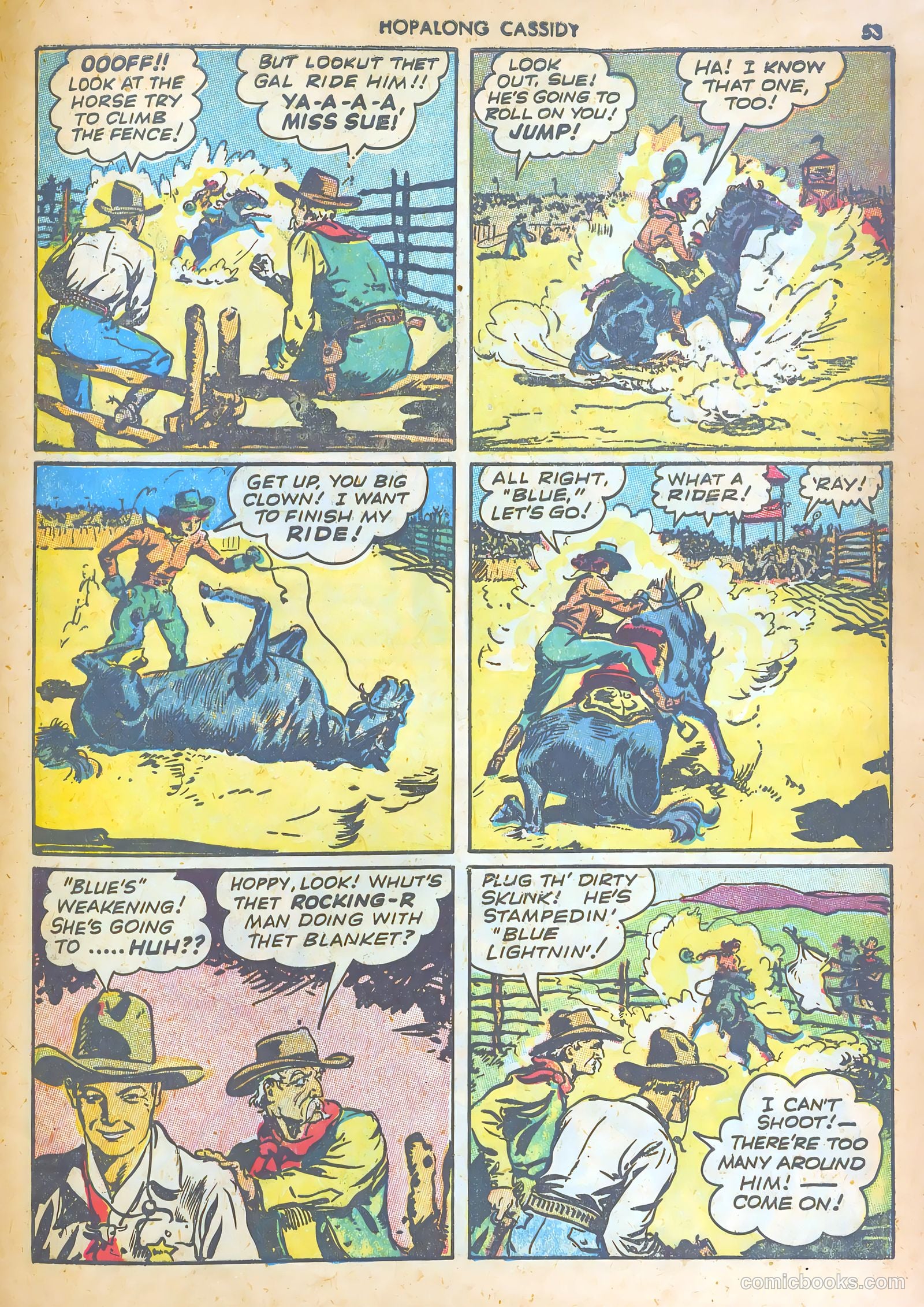 Hopalong Cassidy #1 (1943) — page 52 of 67