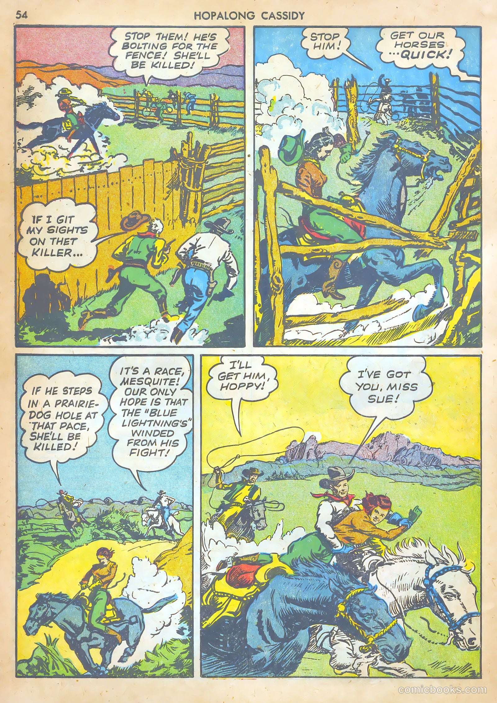 Hopalong Cassidy #1 (1943) — page 53 of 67