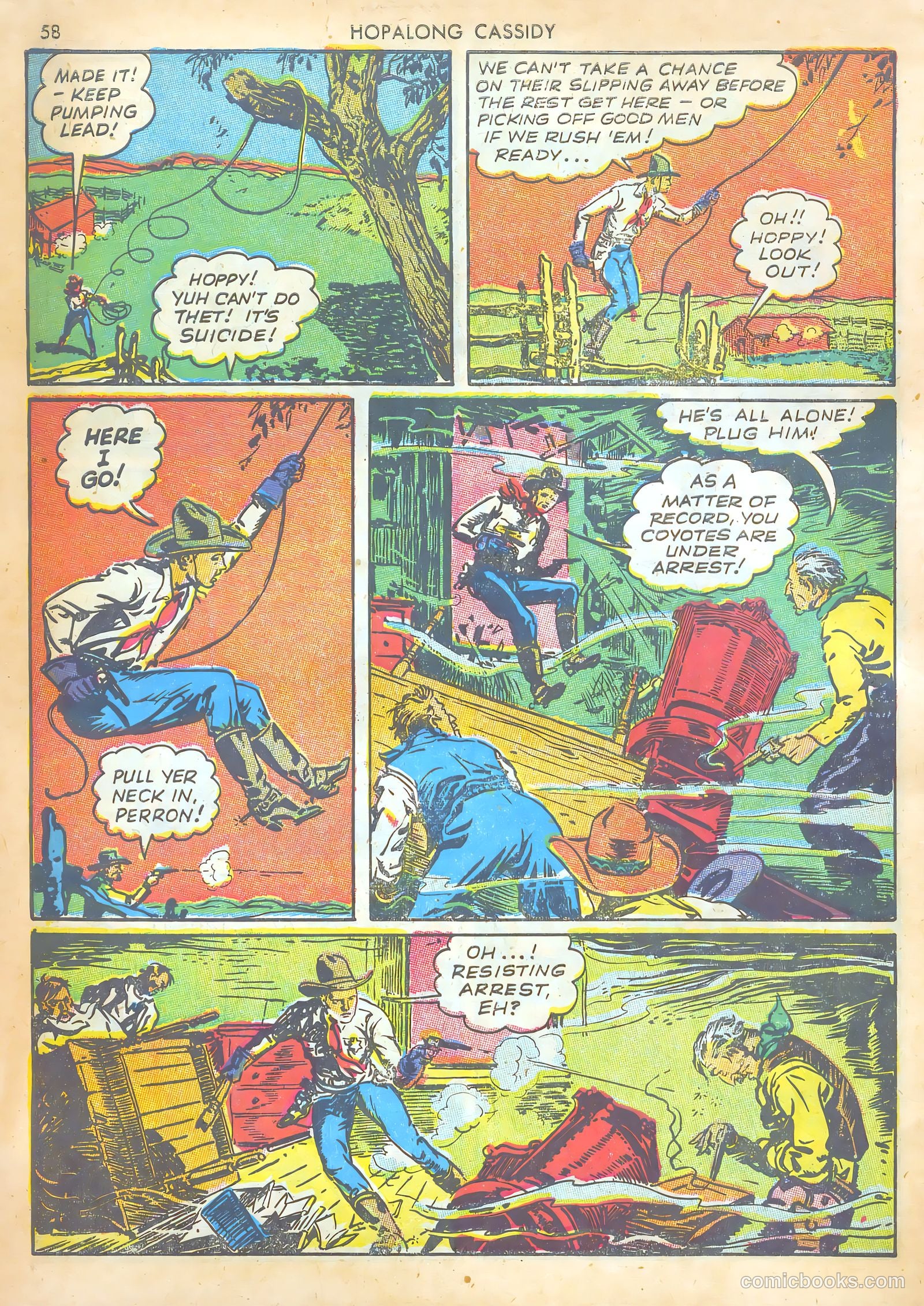 Hopalong Cassidy #1 (1943) — page 57 of 67