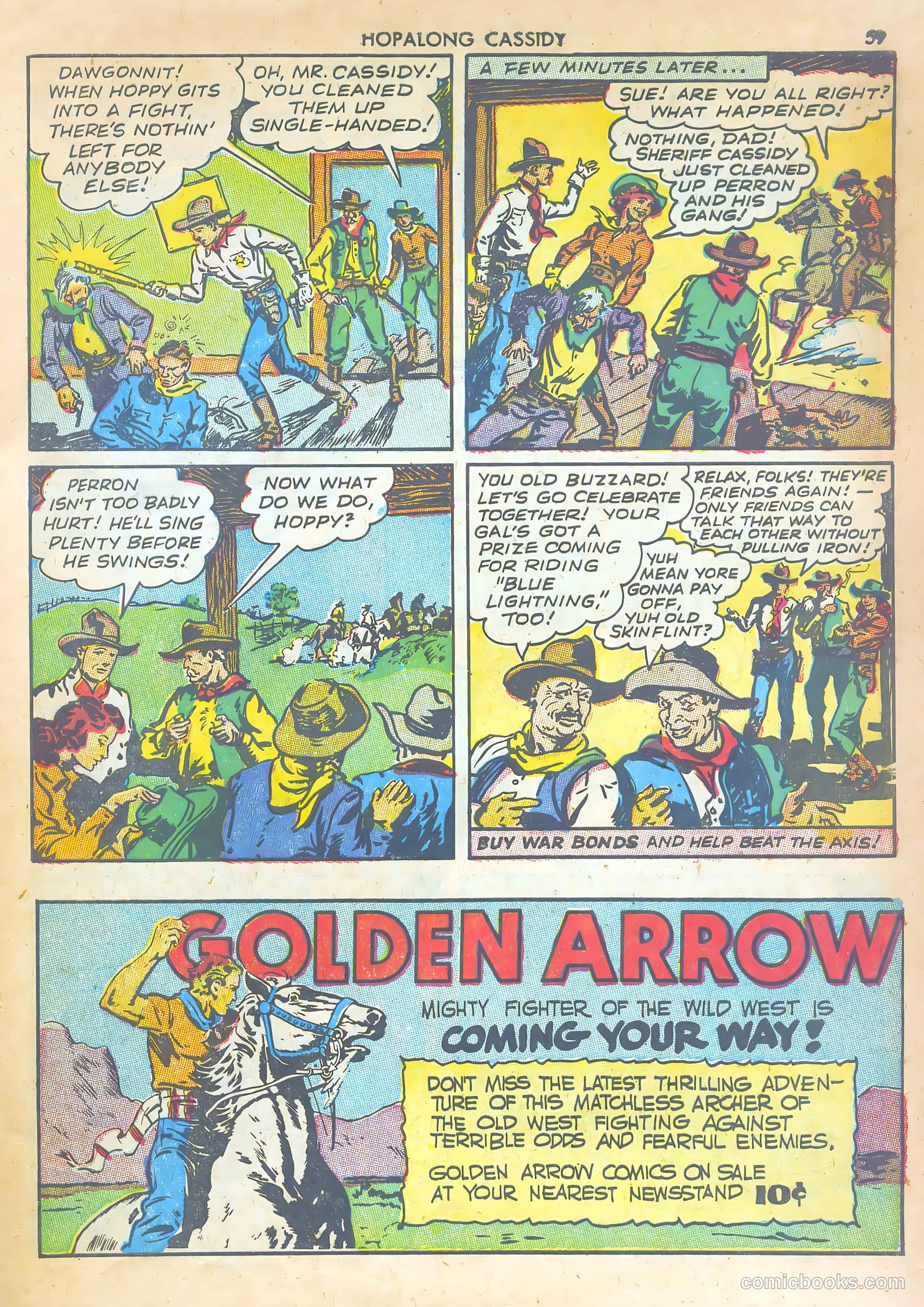 Hopalong Cassidy #1 (1943) — page 58 of 67