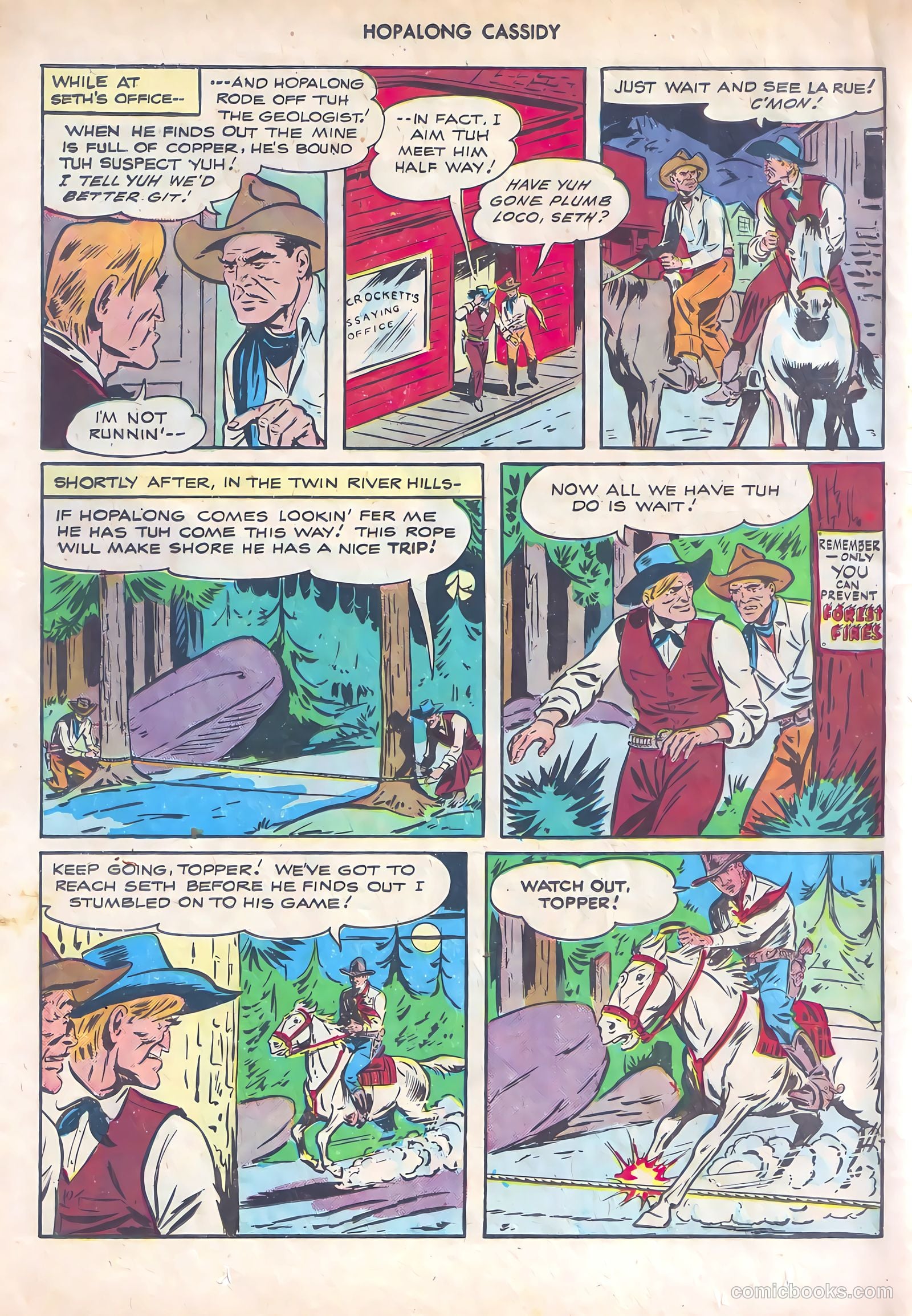 Hopalong Cassidy #10 (1947) — page 20 of 52