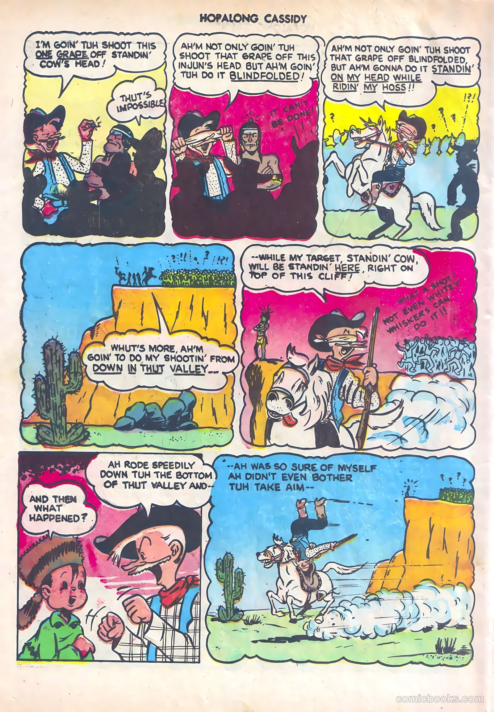 Hopalong Cassidy #10 (1947) — page 36 of 52