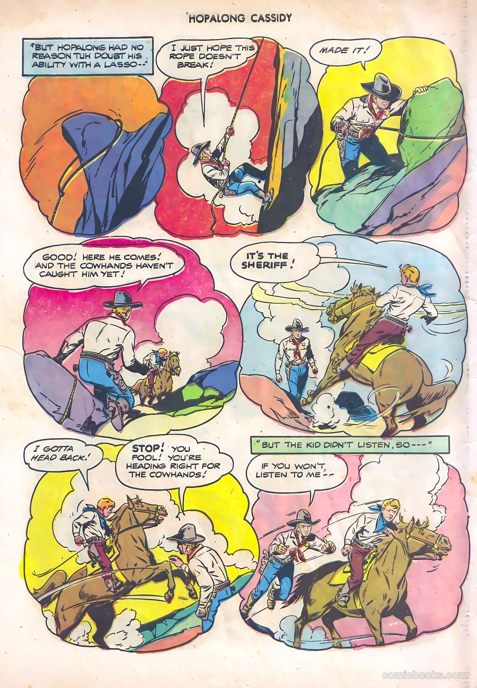 Hopalong Cassidy #10 (1947) — page 46 of 52