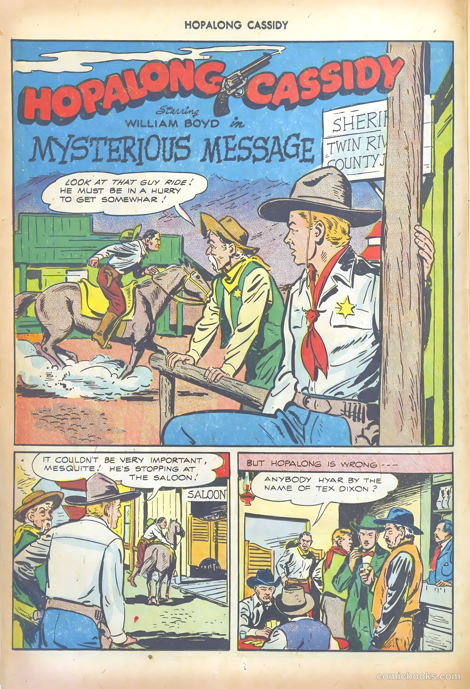 Hopalong Cassidy #12 (1947) — page 16 of 52