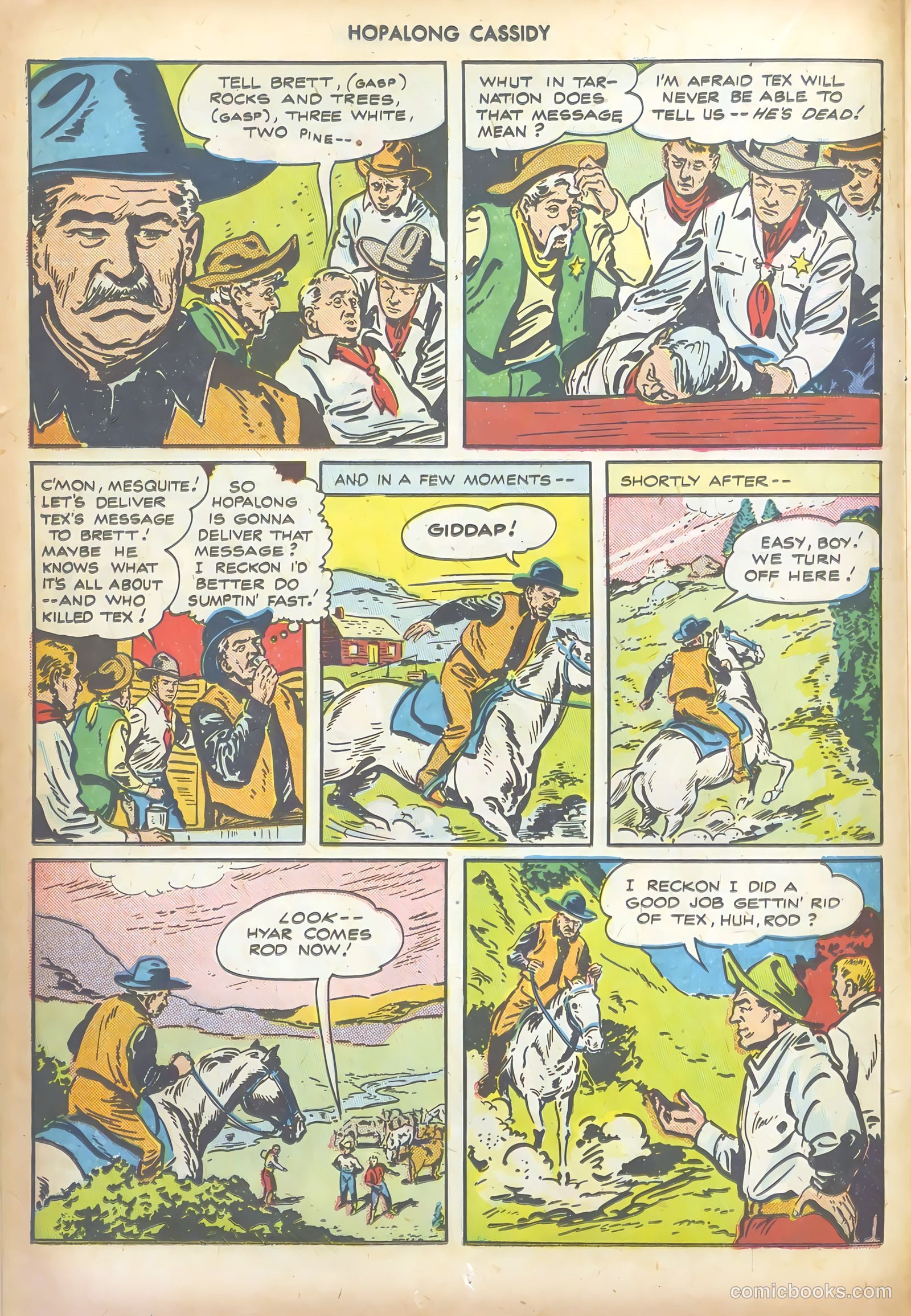 Hopalong Cassidy #12 (1947) — page 18 of 52