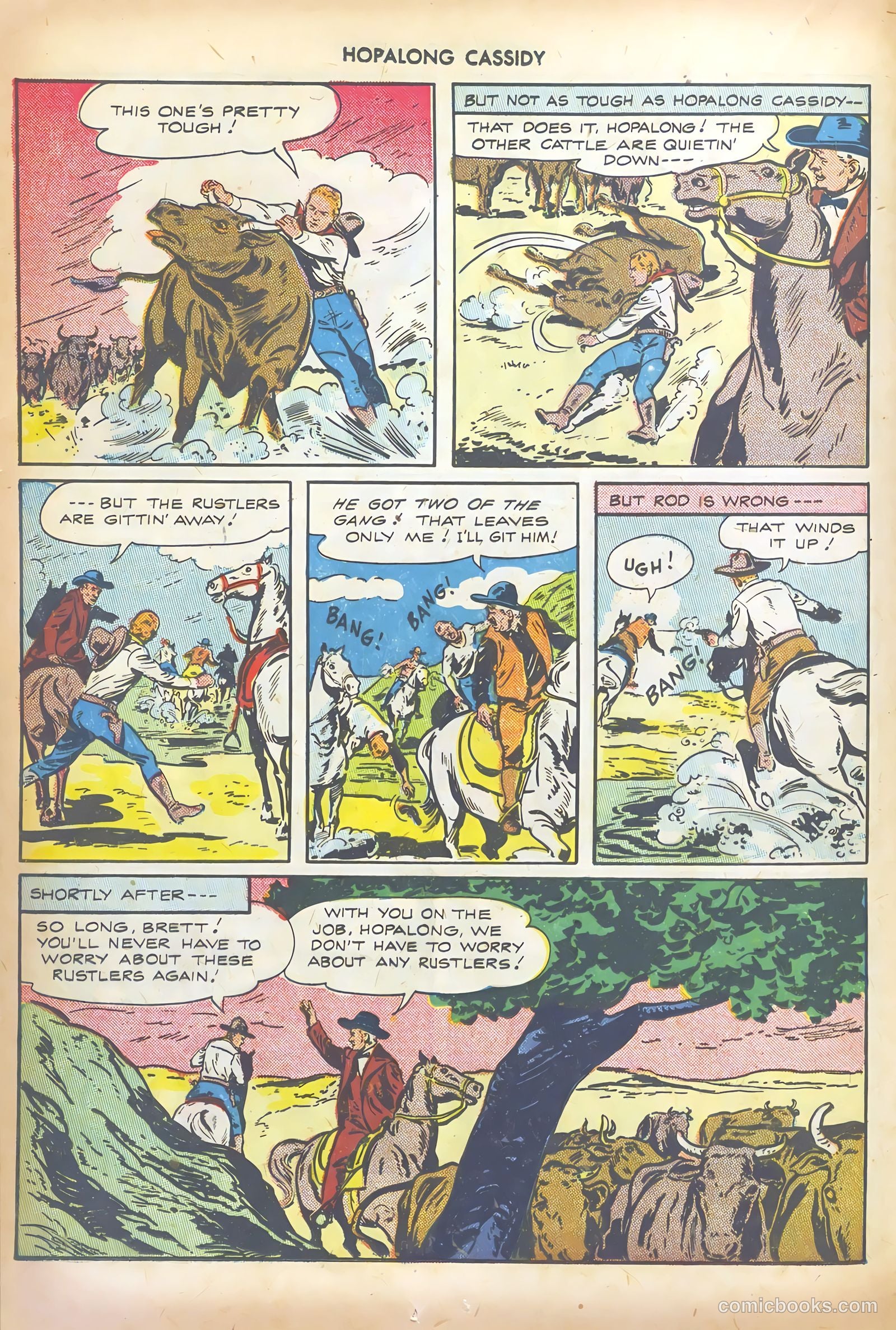 Hopalong Cassidy #12 (1947) — page 22 of 52