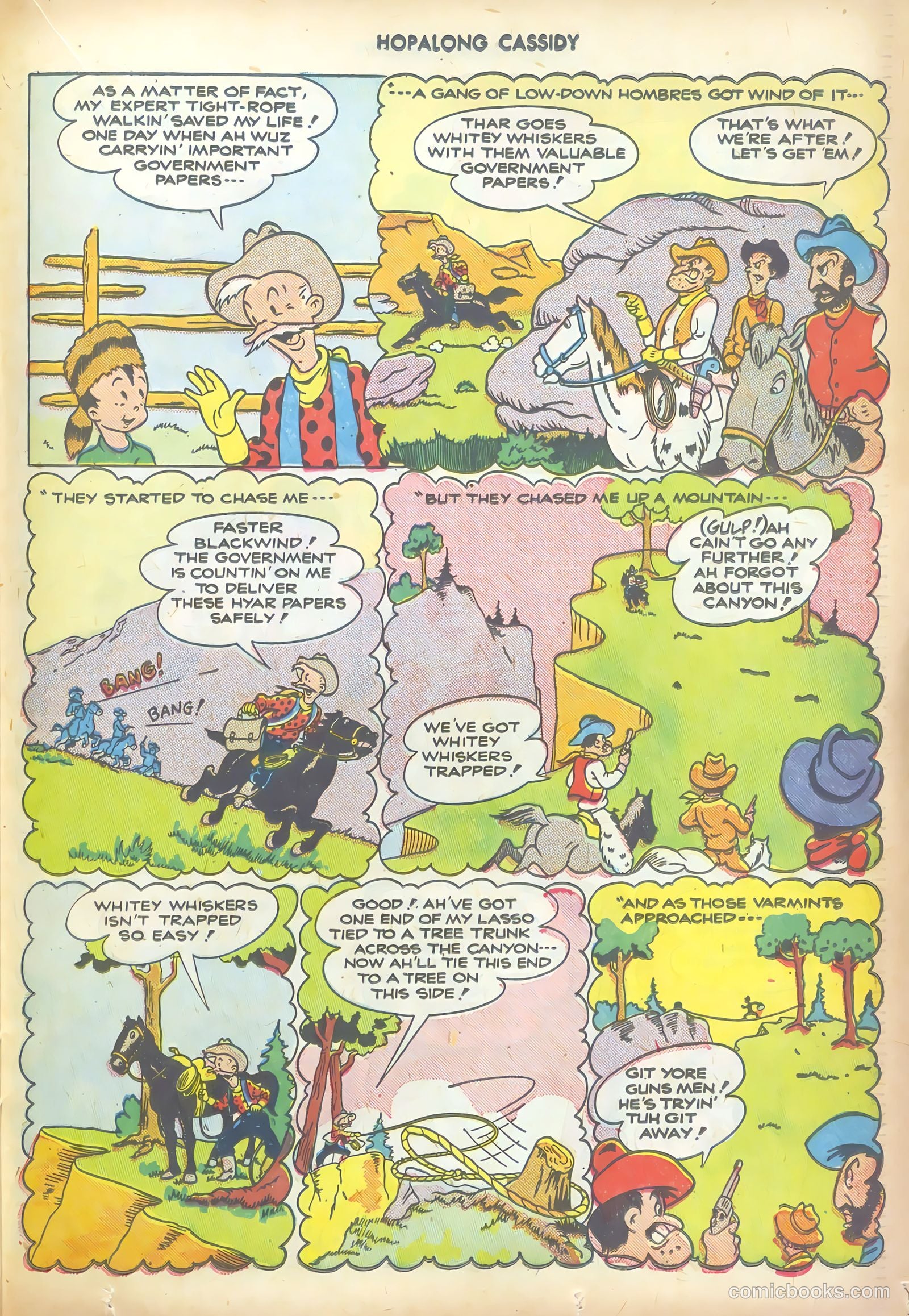 Hopalong Cassidy #12 (1947) — page 35 of 52