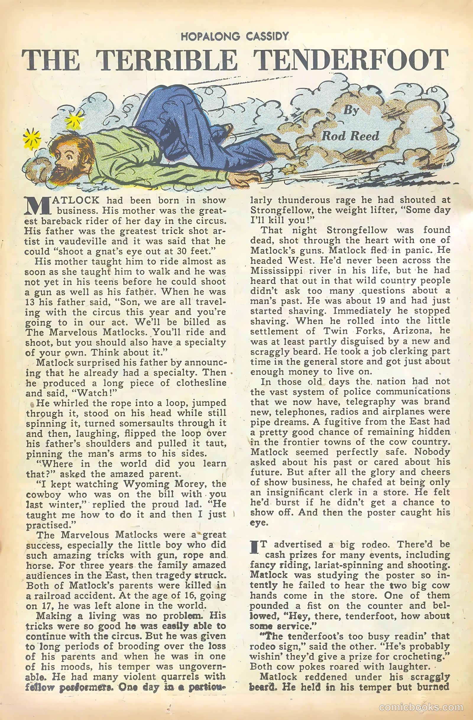 Hopalong Cassidy #12 (1947) — page 38 of 52