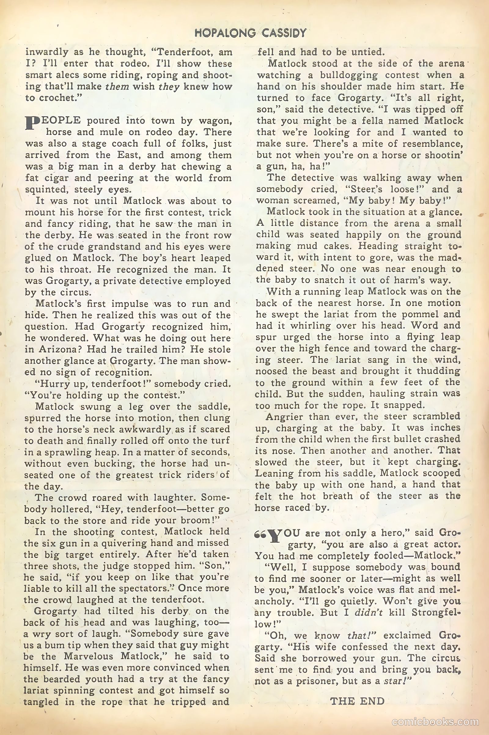 Hopalong Cassidy #12 (1947) — page 39 of 52
