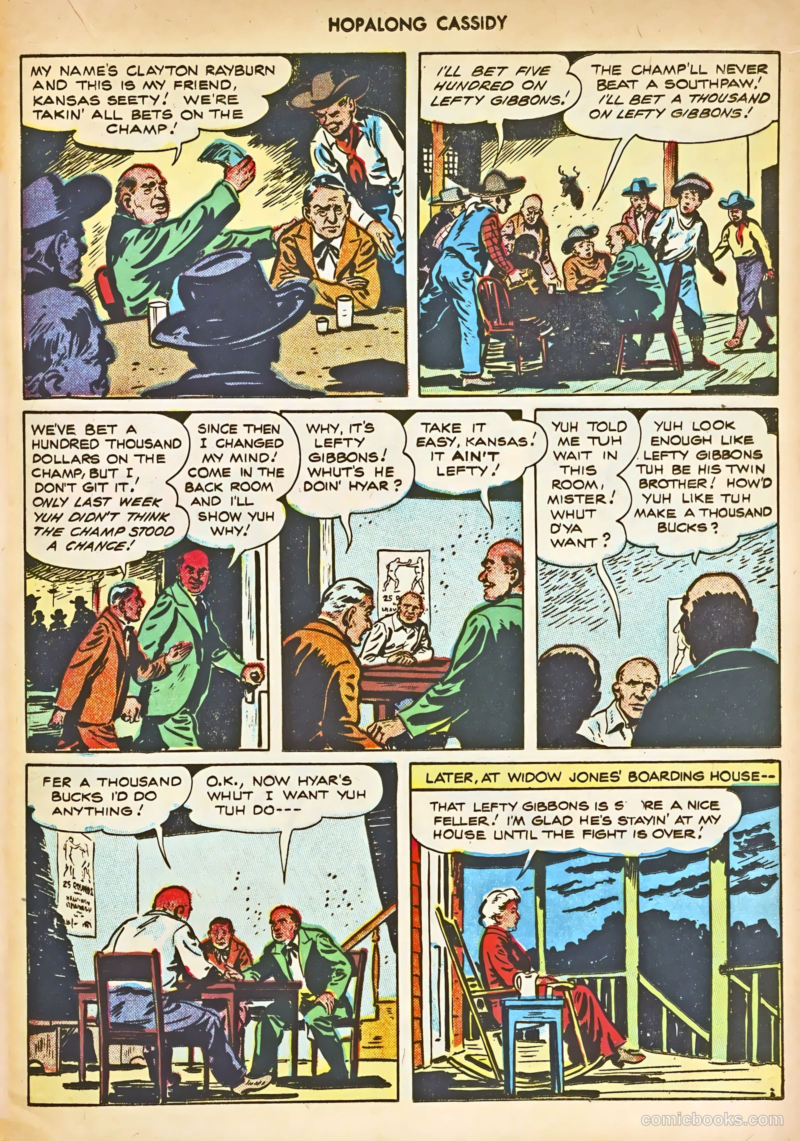 Hopalong Cassidy #14 (1947) — page 17 of 52