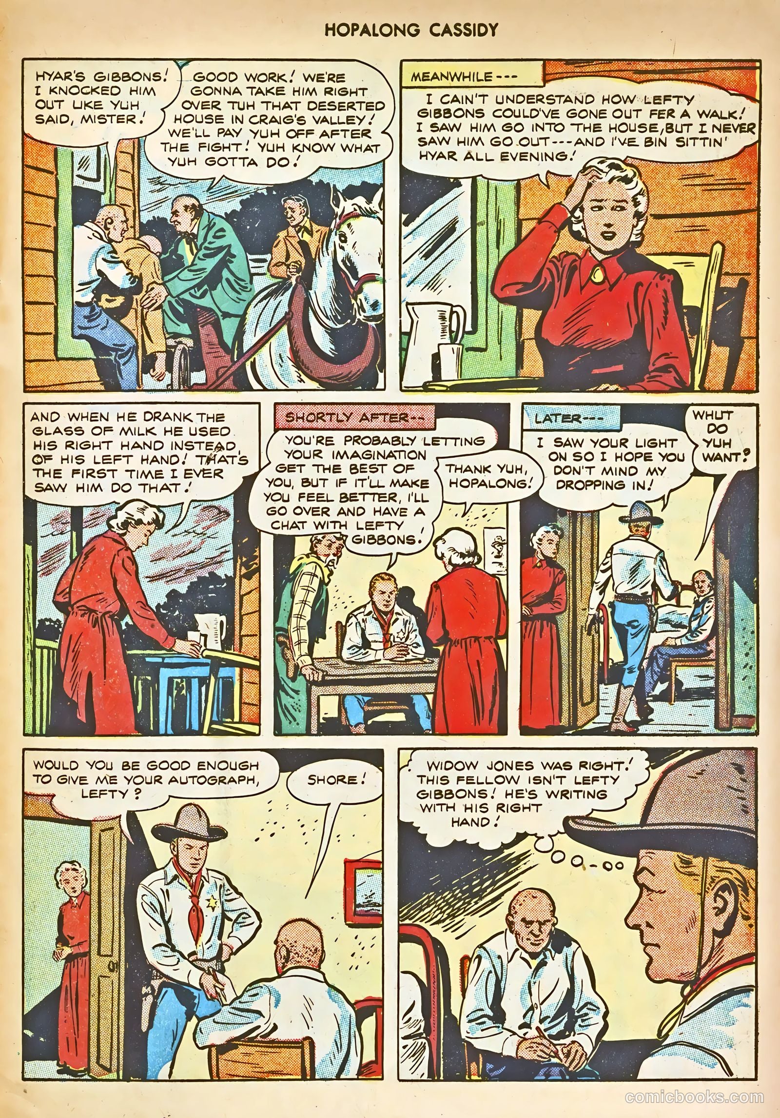 Hopalong Cassidy #14 (1947) — page 19 of 52
