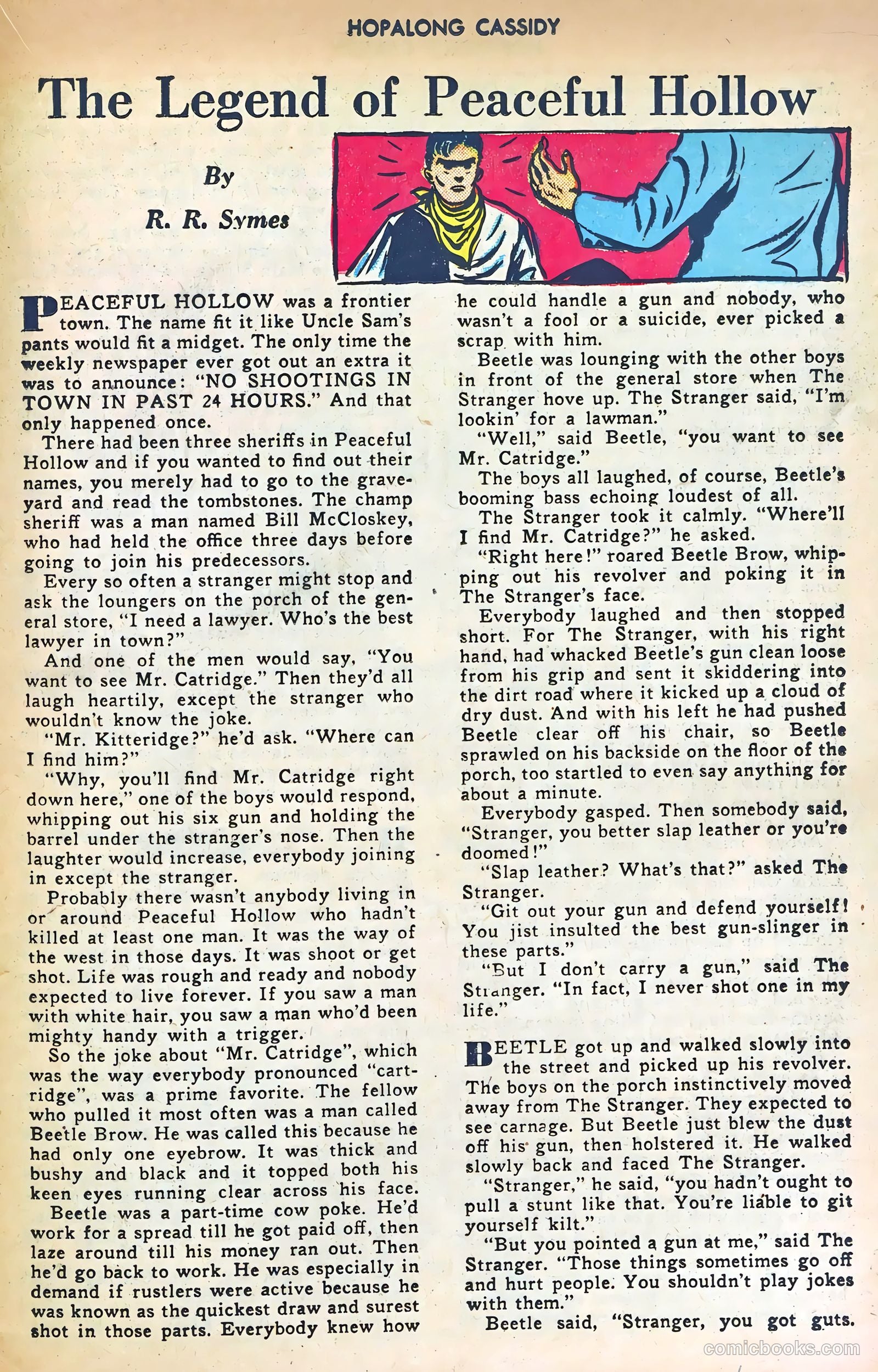 Hopalong Cassidy #14 (1947) — page 35 of 52