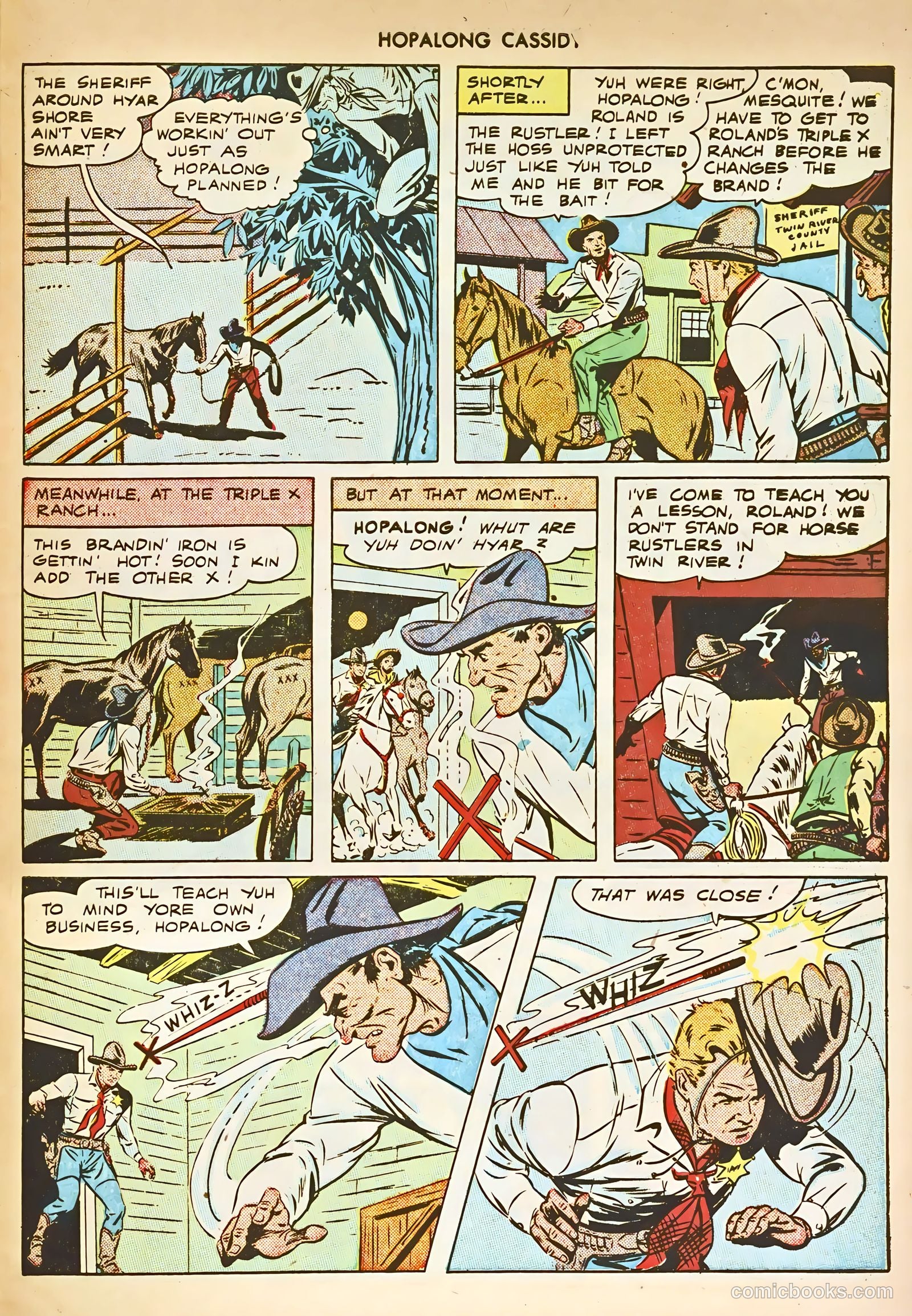 Hopalong Cassidy #14 (1947) — page 43 of 52