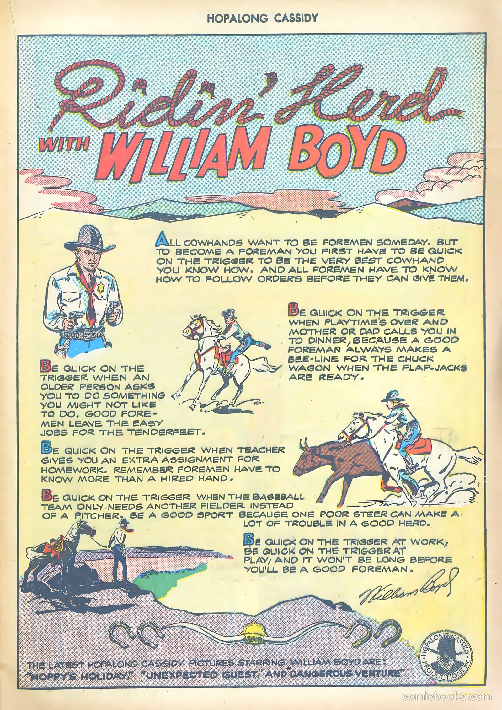 Hopalong Cassidy #15 (1948) — page 37 of 52
