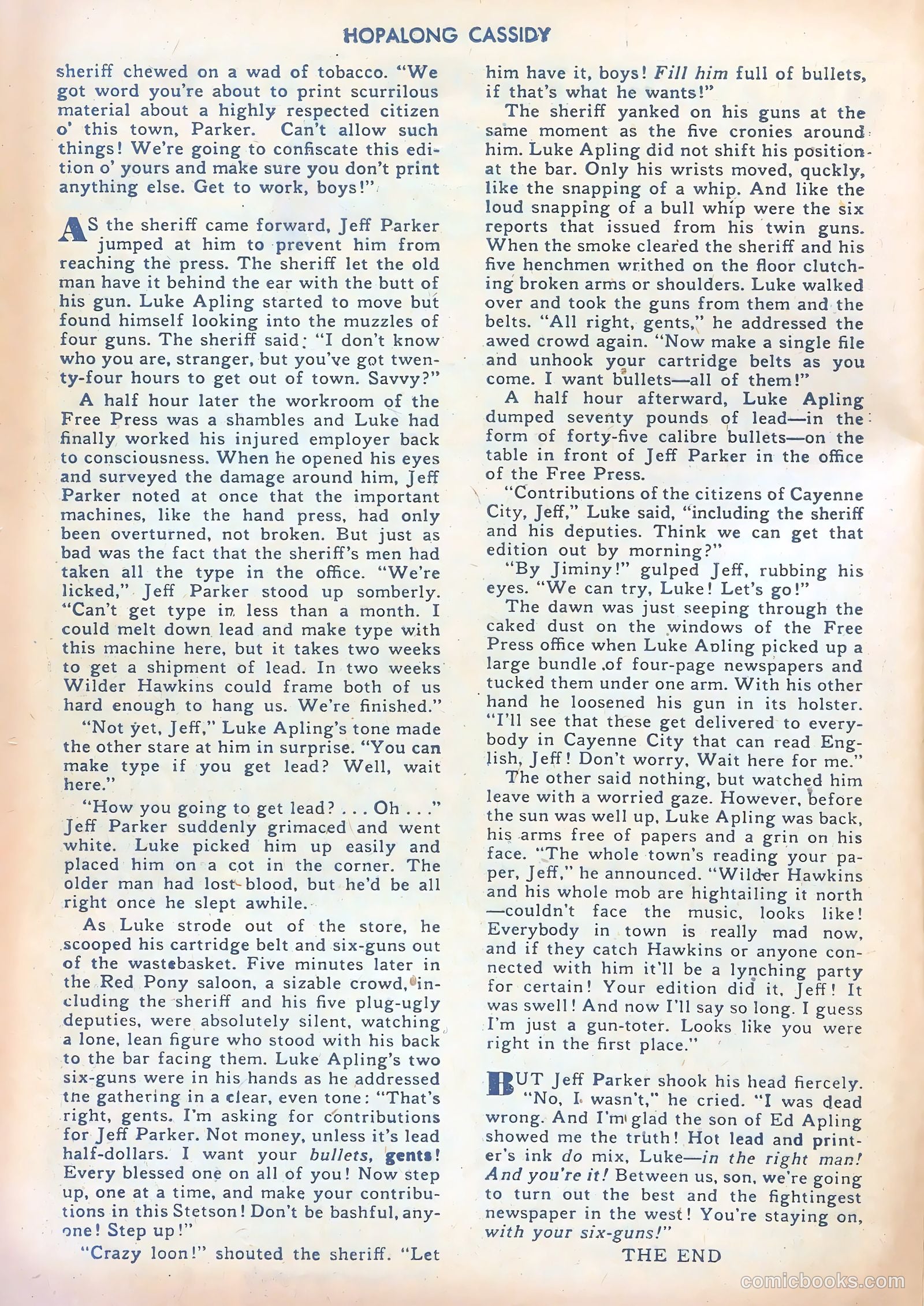 Hopalong Cassidy #15 (1948) — page 40 of 52