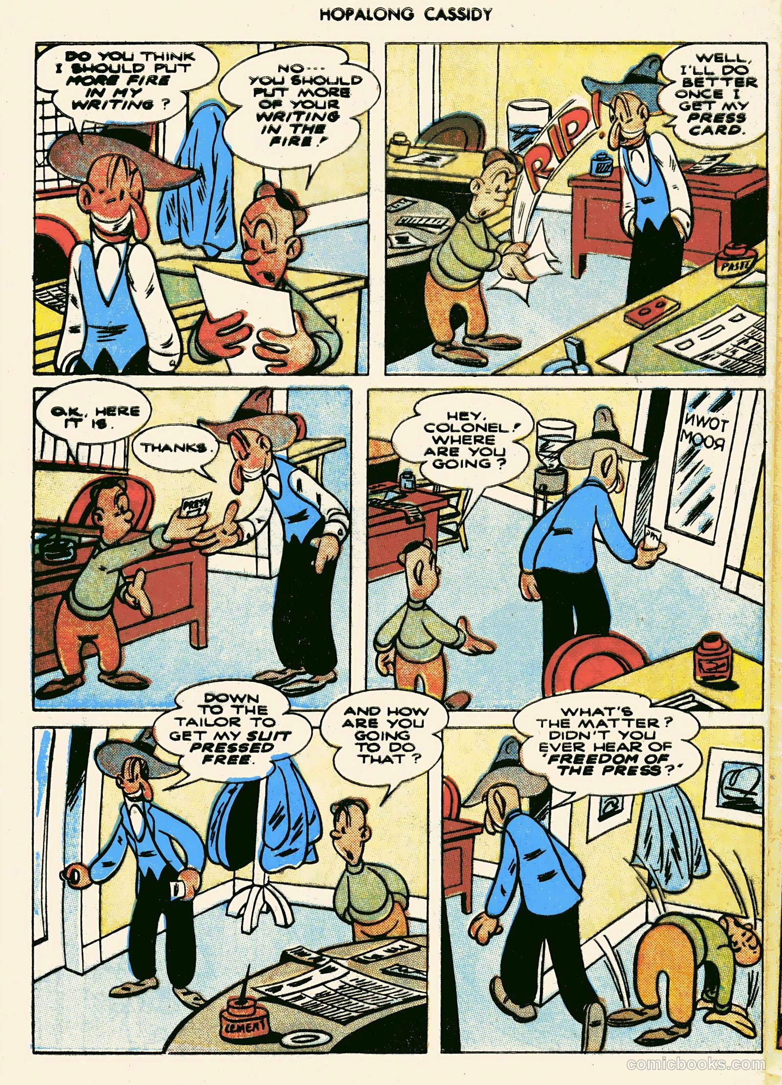 Hopalong Cassidy #16 (1948) — page 44 of 52