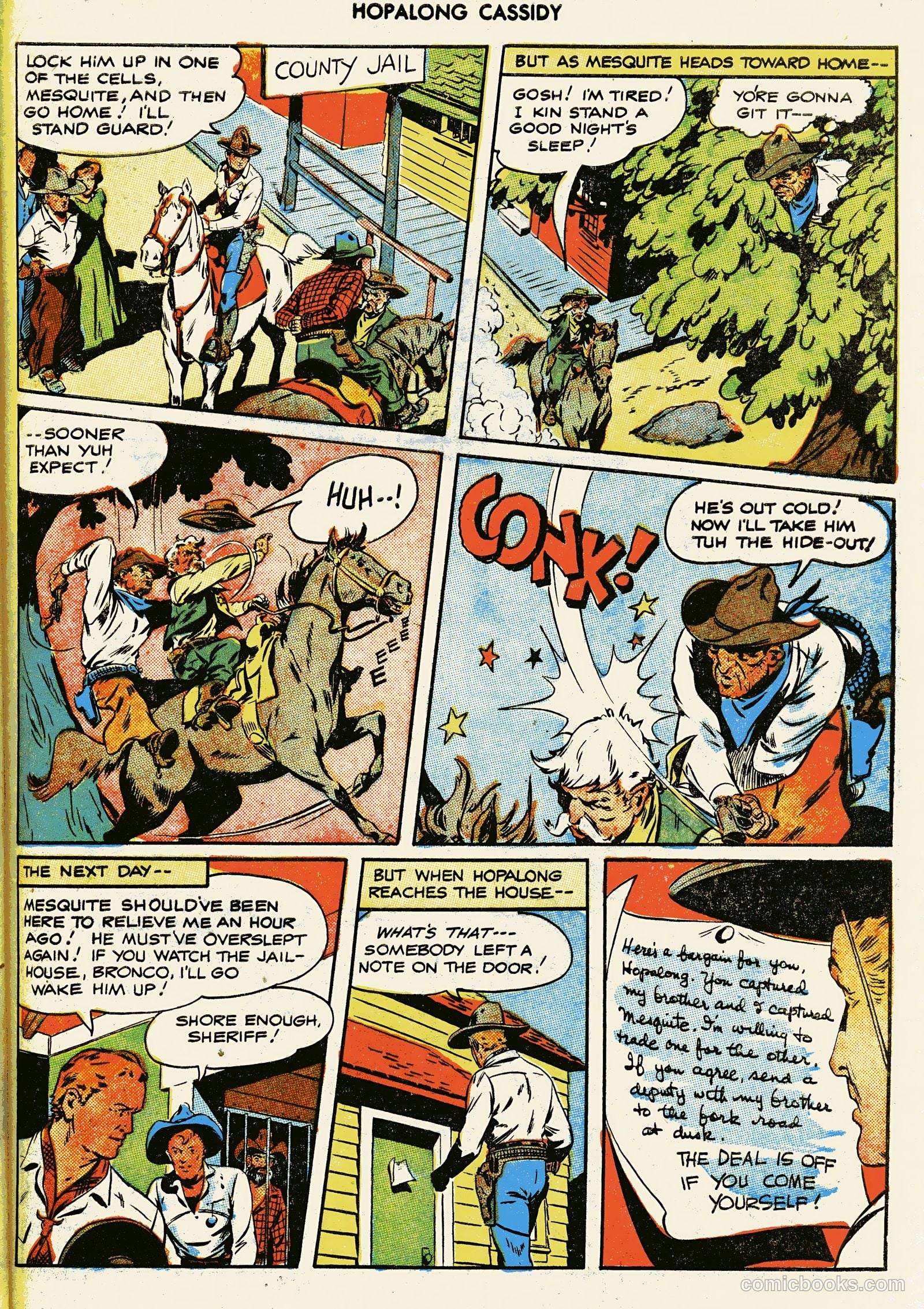 Hopalong Cassidy #16 (1948) — page 47 of 52
