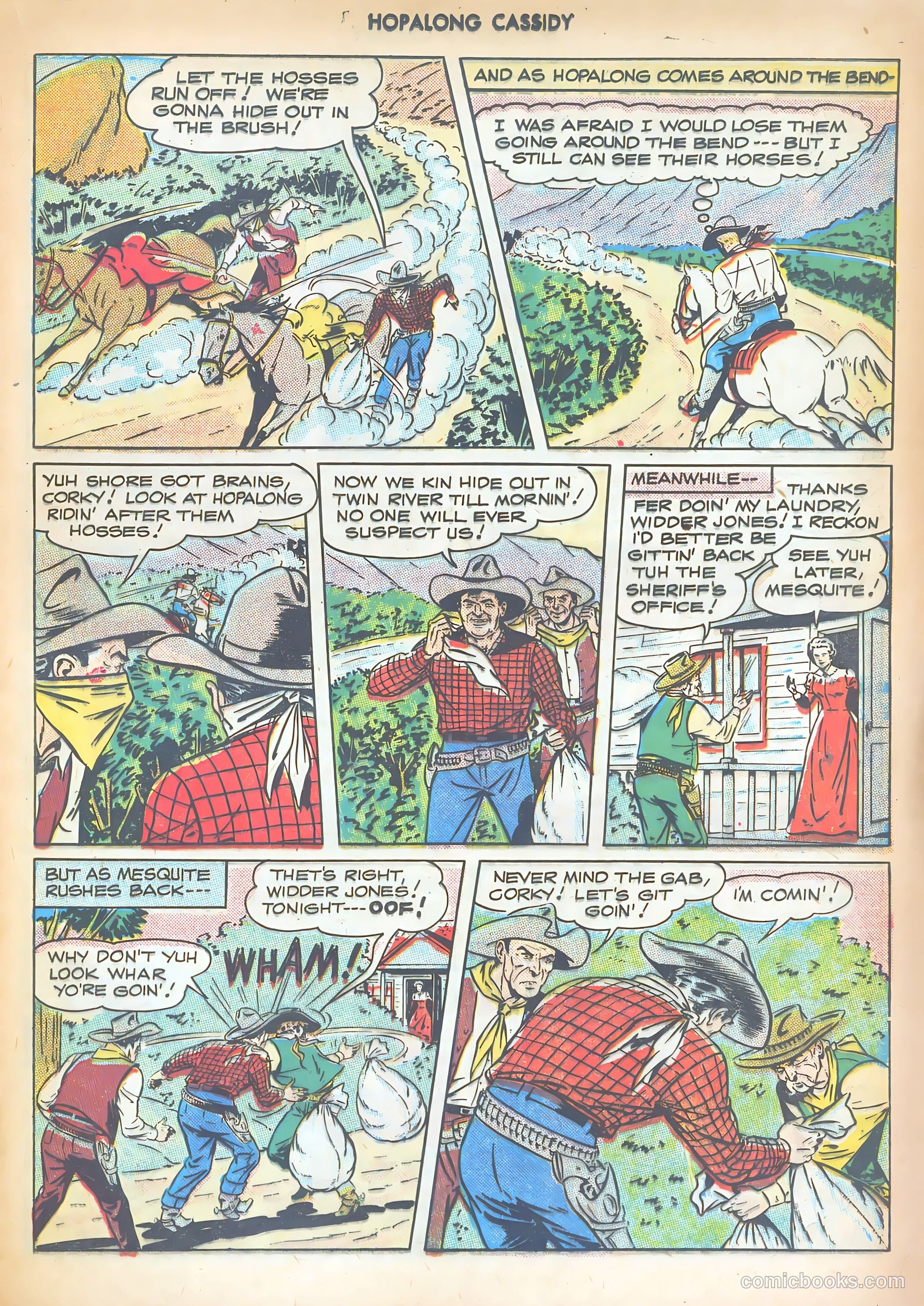 Hopalong Cassidy #17 (1948) — page 17 of 52