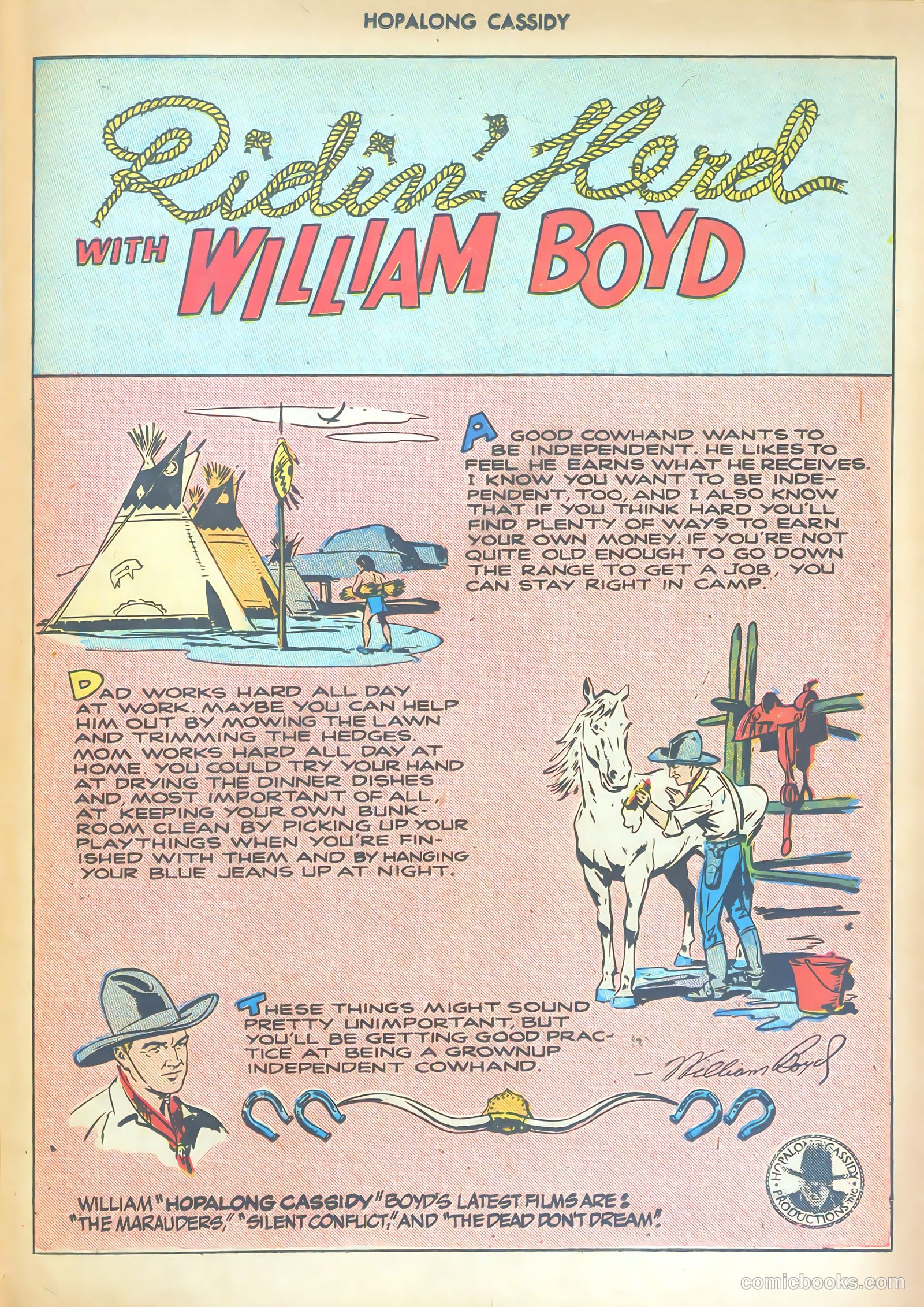 Hopalong Cassidy #17 (1948) — page 35 of 52