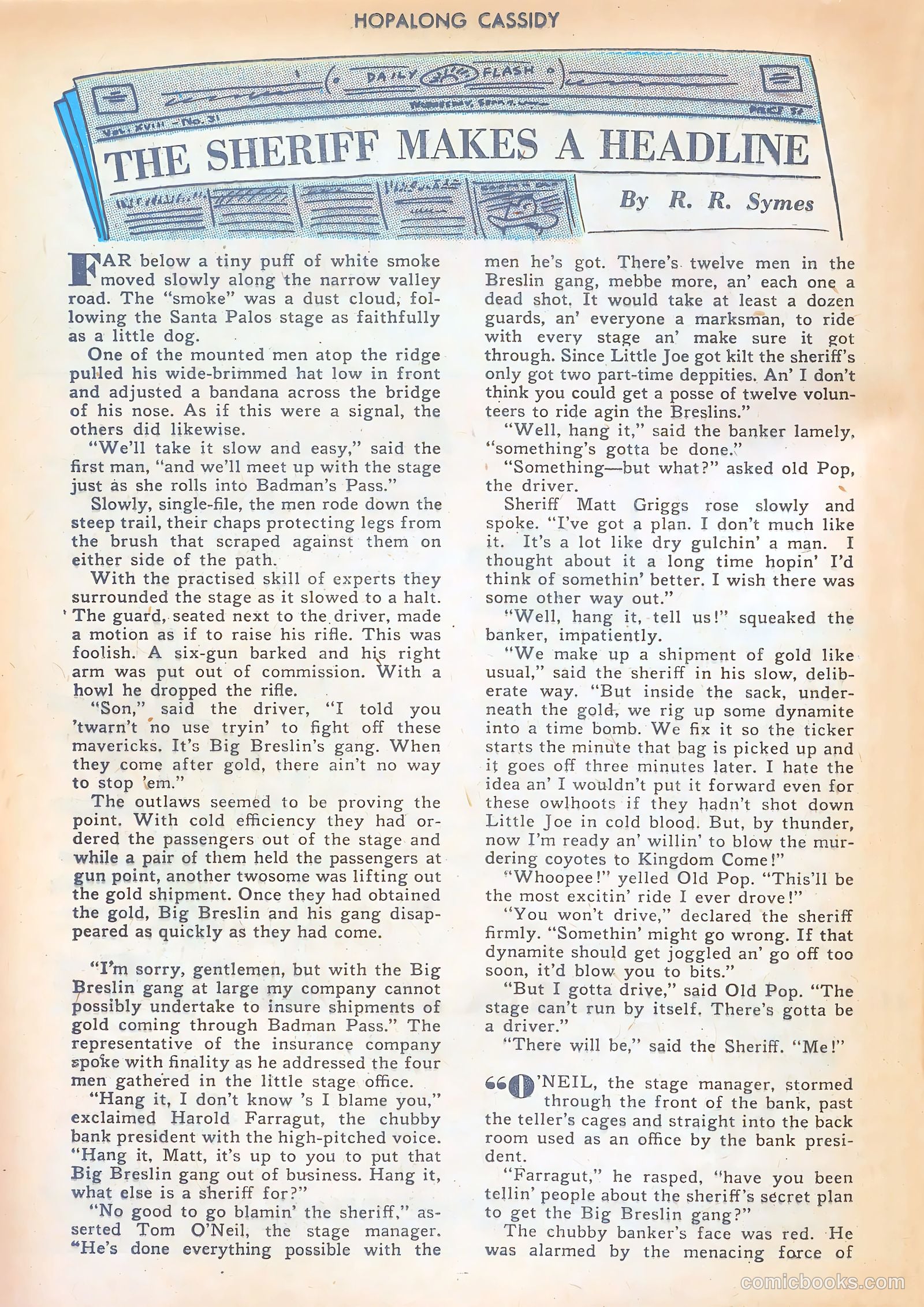 Hopalong Cassidy #17 (1948) — page 36 of 52