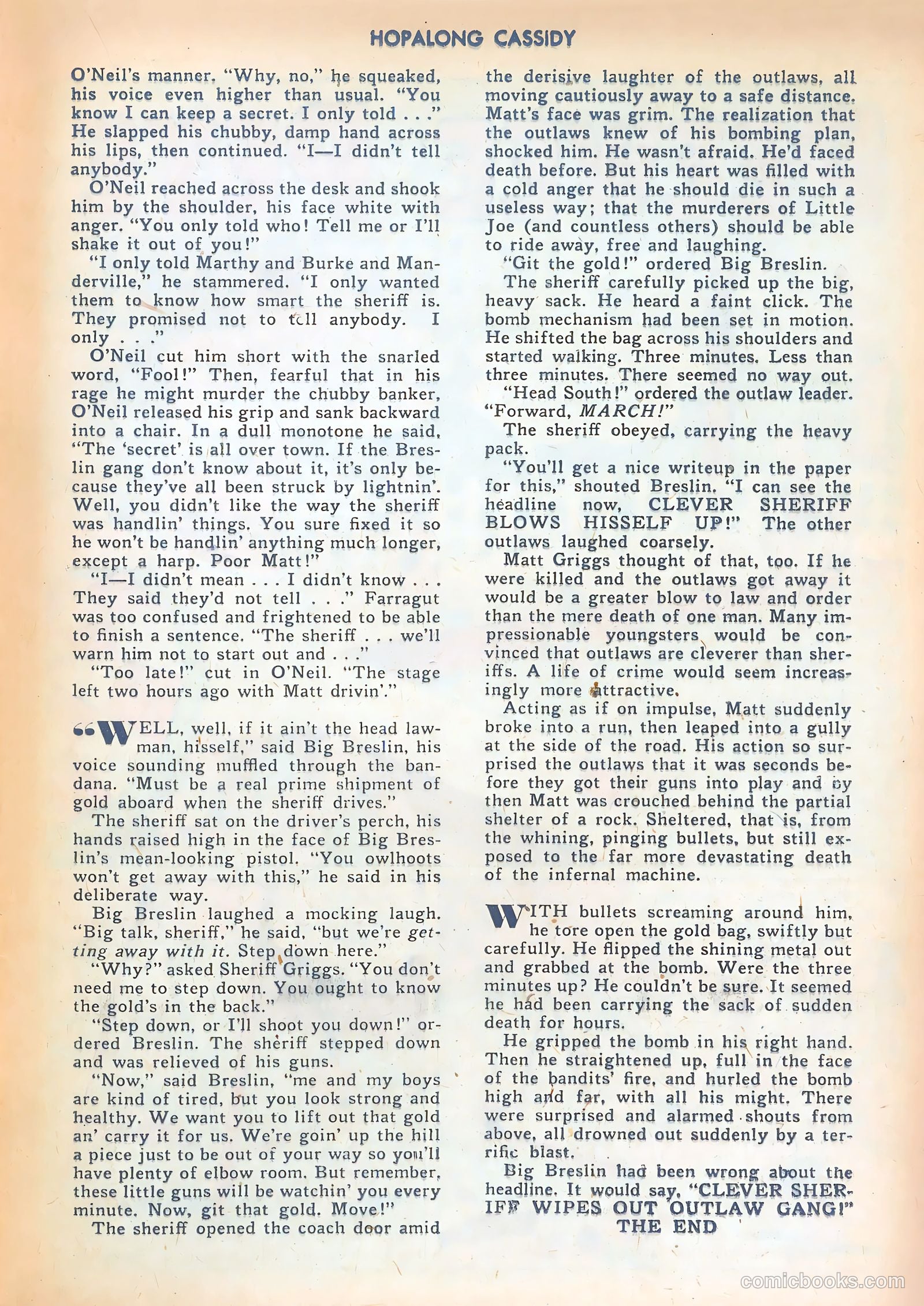 Hopalong Cassidy #17 (1948) — page 37 of 52