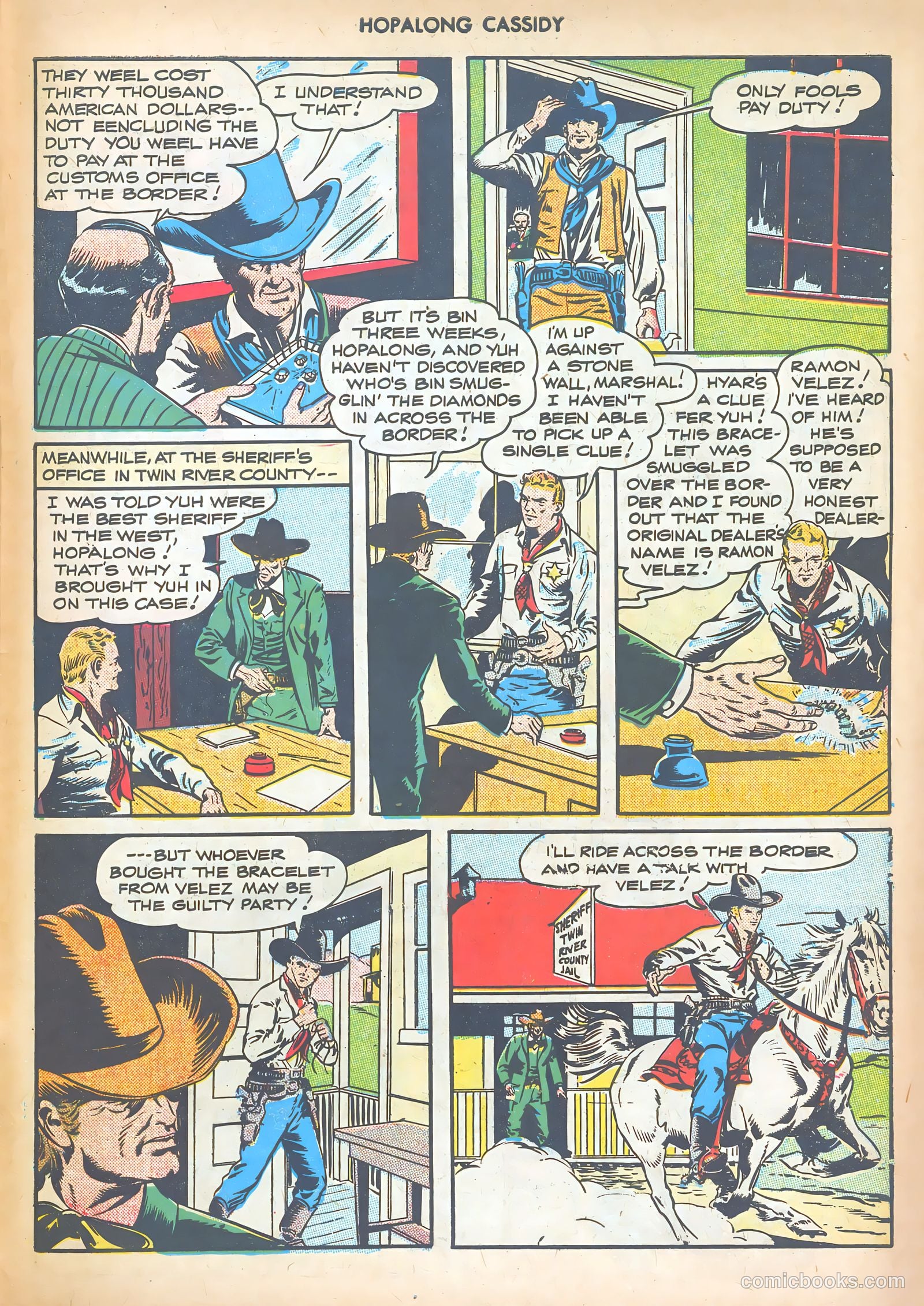 Hopalong Cassidy #17 (1948) — page 43 of 52